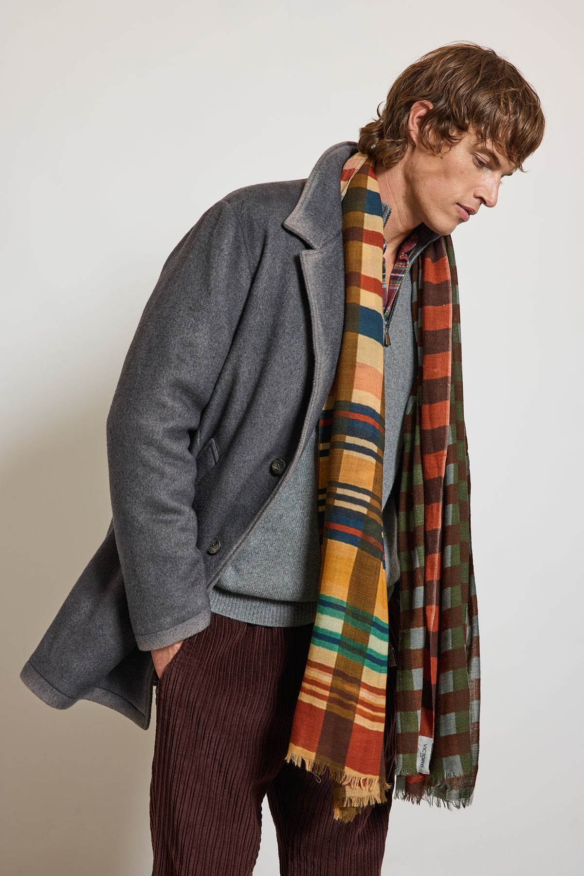 WOOL SCARF CAMEL
