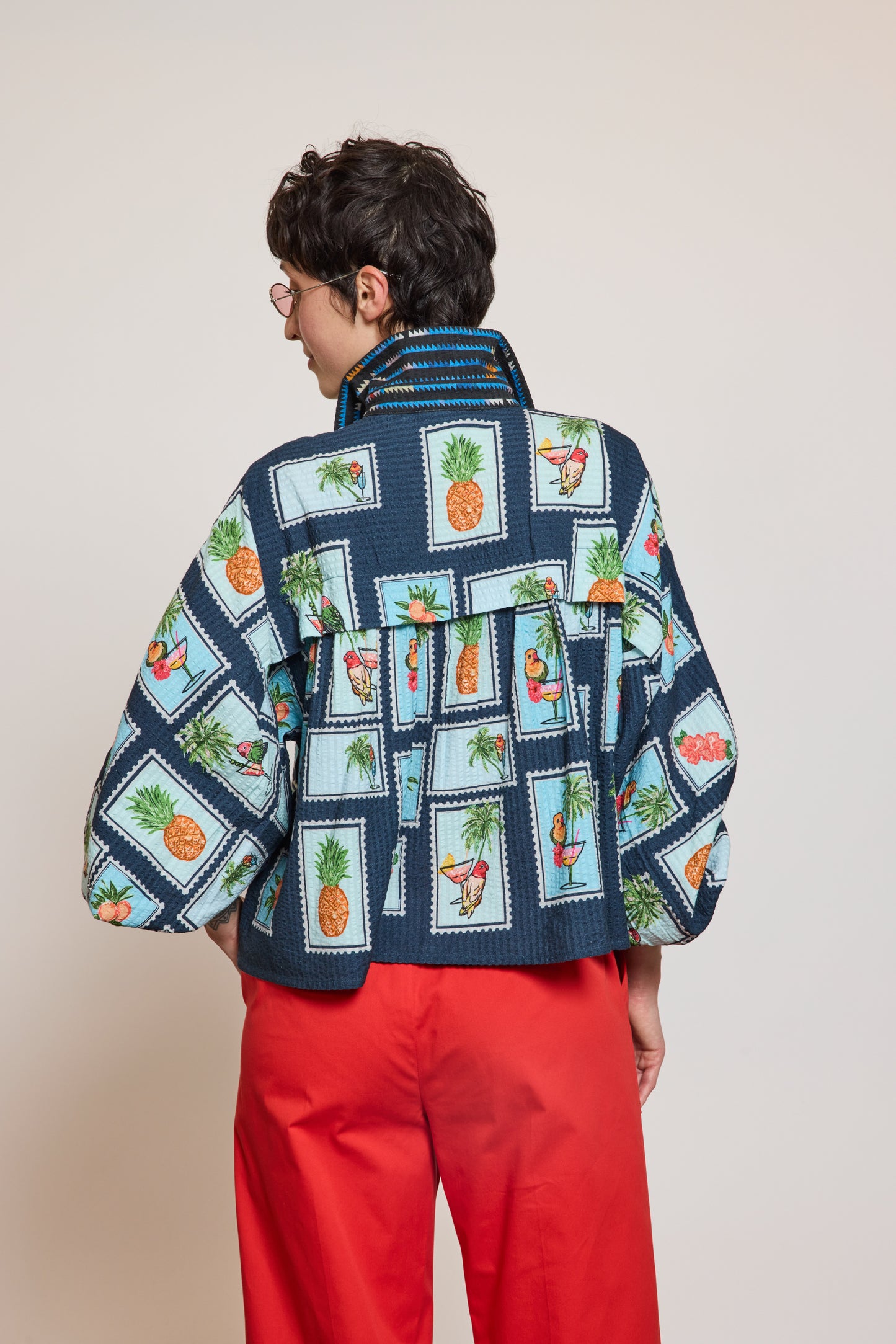 PANTALON MAXI POCHES COQUELICOT