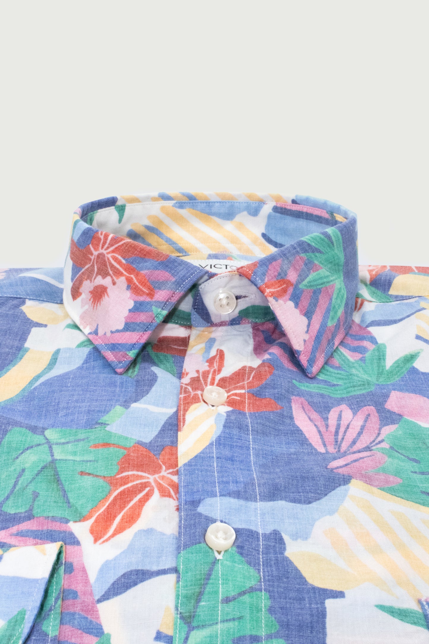 CHEMISE DROITE LYOCELL FLEURS
