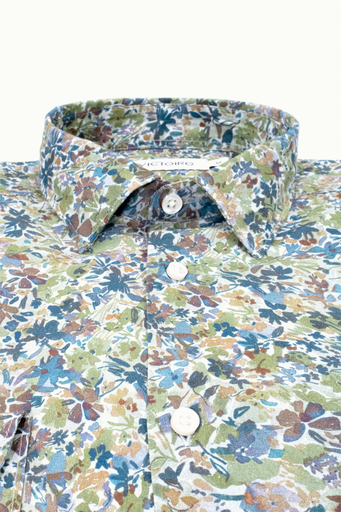 CHEMISE AJUSTÉE FLEURES
