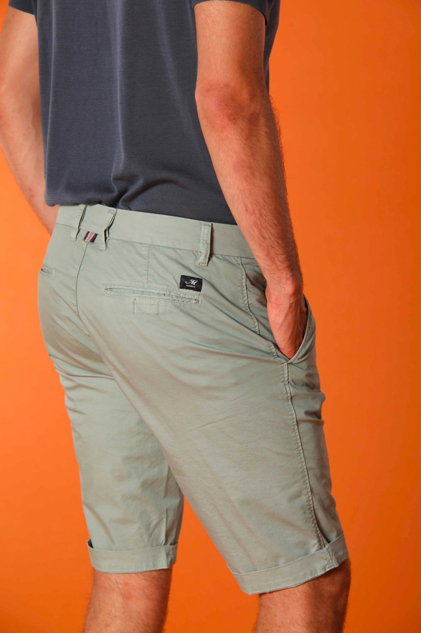 BERMUDA EN POPELINE SAUGE