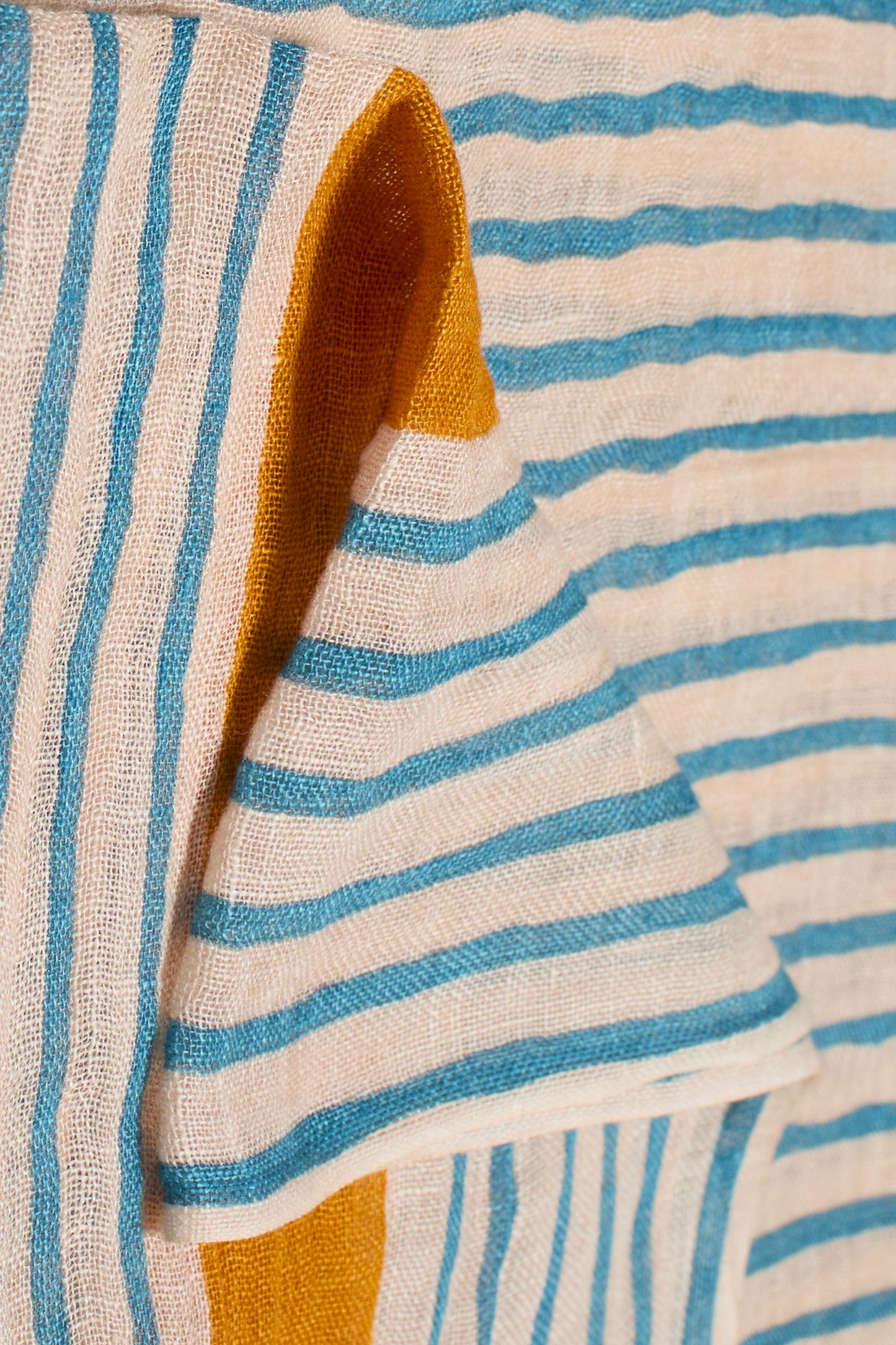 ÉCHARPE EN LIN RAYURES