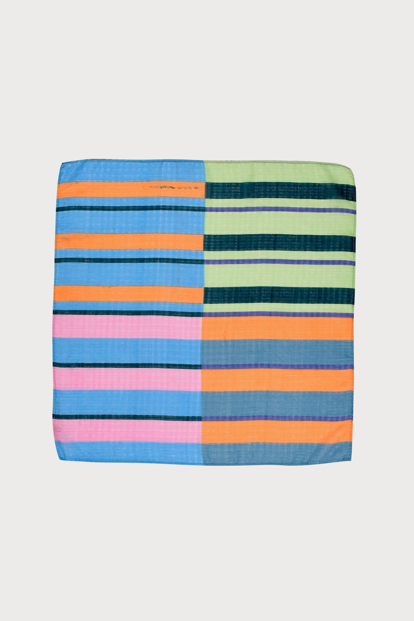 BANDANA À RAYURES BLEU