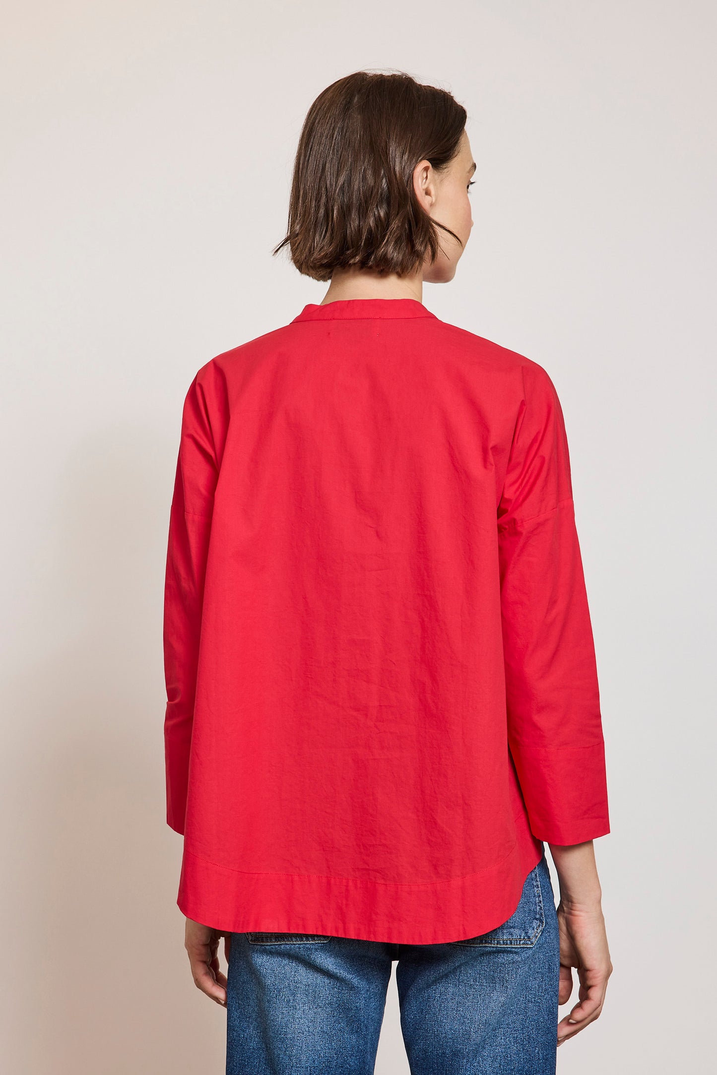 CHEMISE BRODÉE COCARDE ROUGE