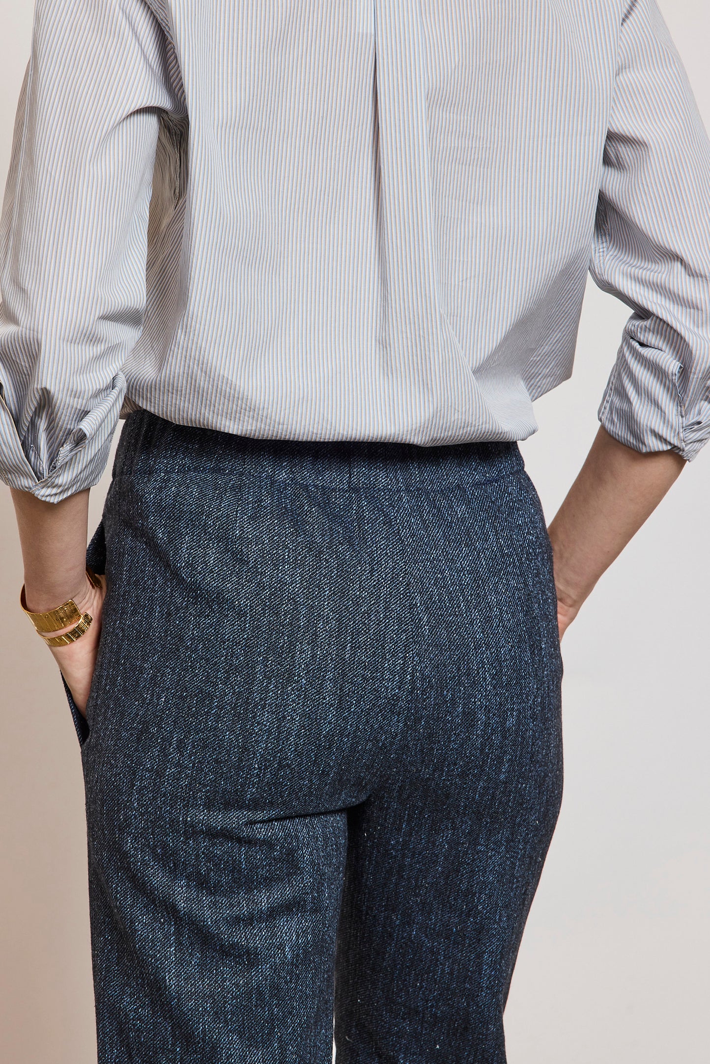 PANTALON CAROTTE JEAN BLEU