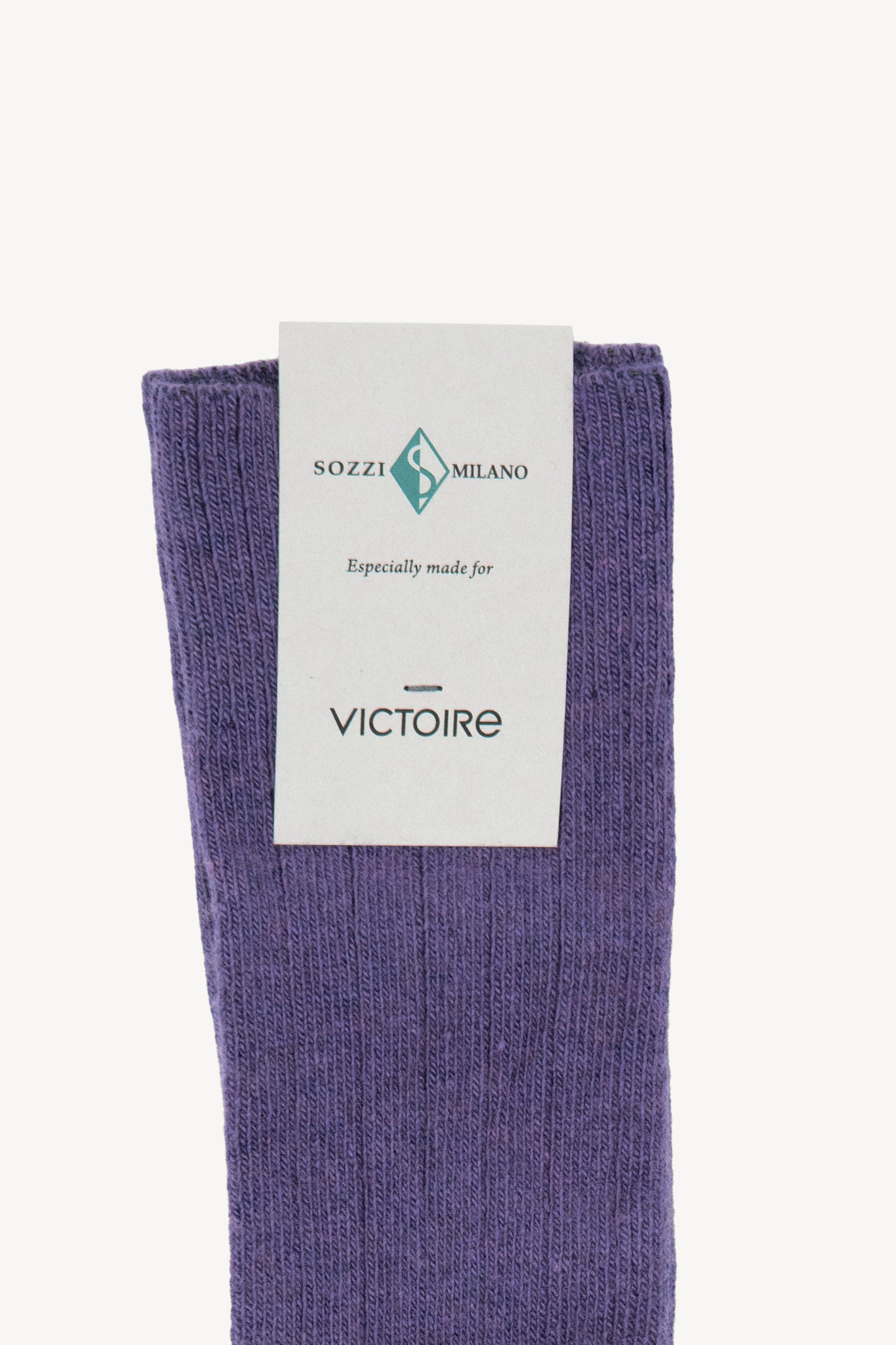 CHAUSSETTES EN CACHEMIRE VIOLET
