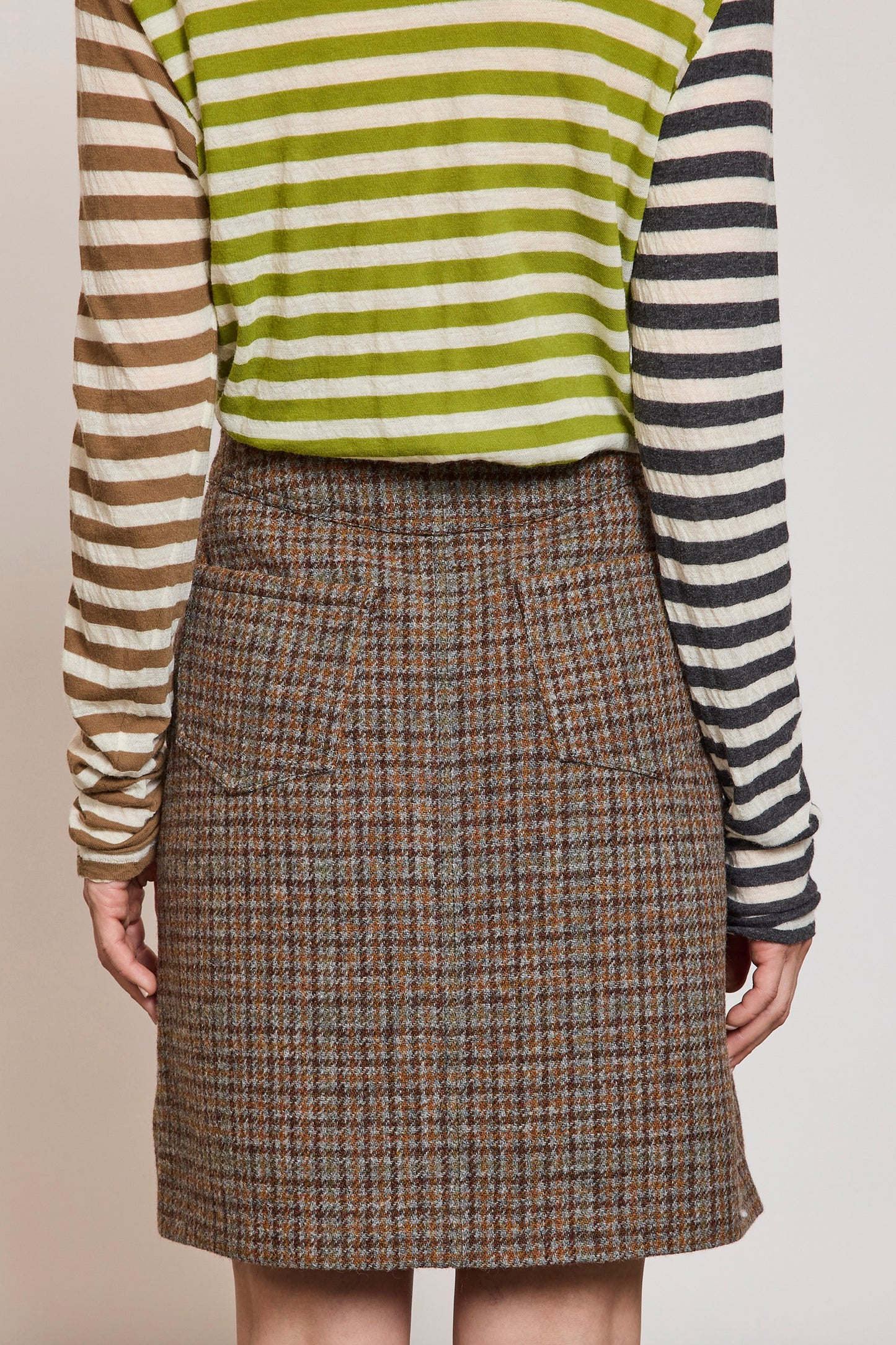 T-SHIRT À RAYURES BLANC