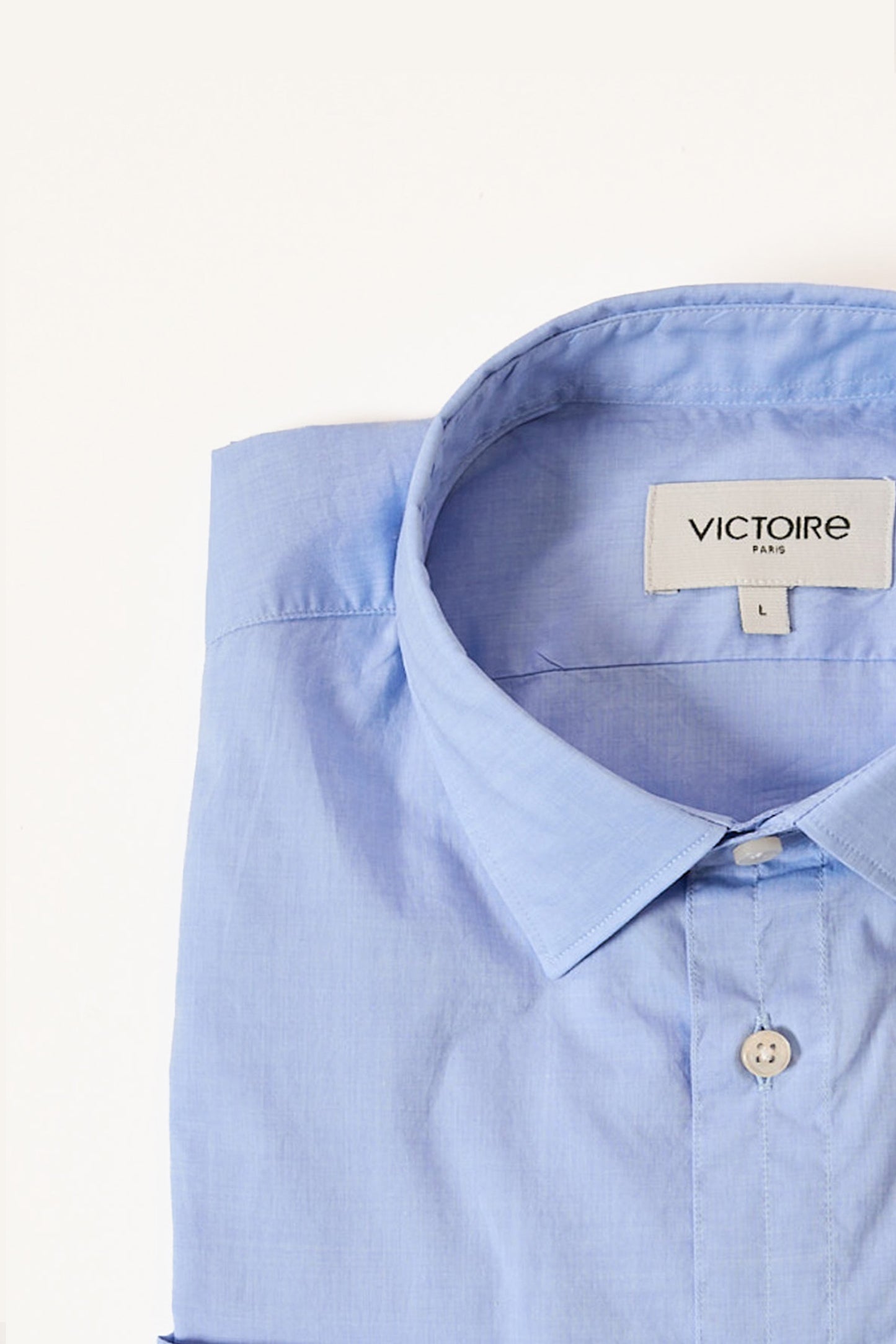 CHEMISE DROITE BLEUE