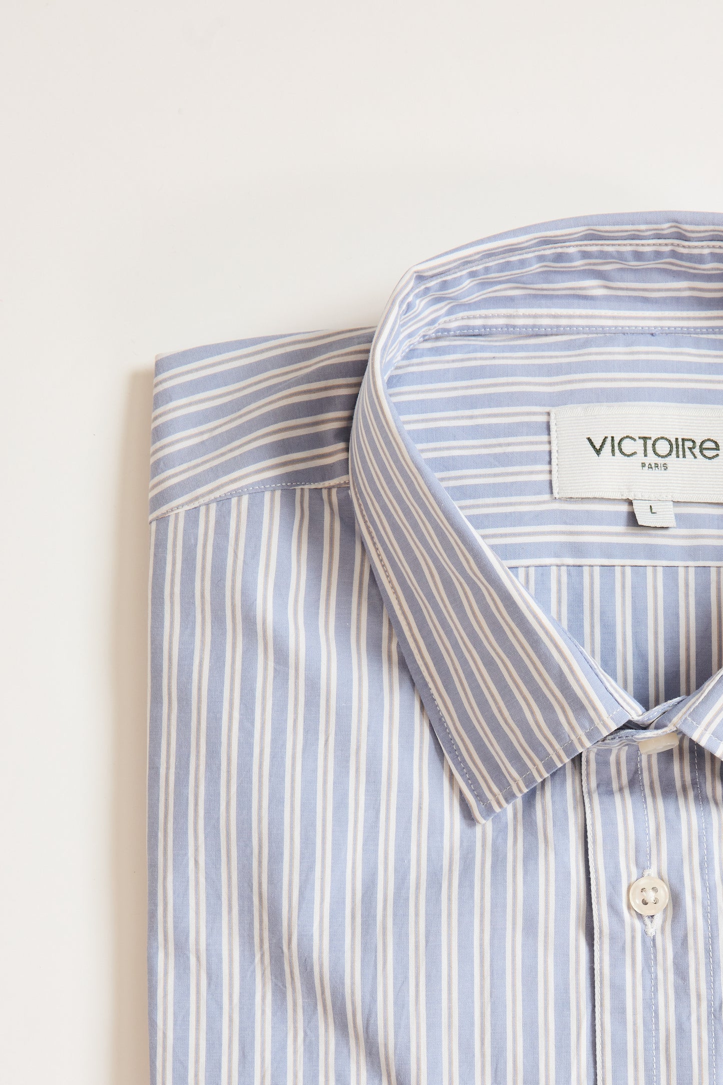 CHEMISE DROITE SPORT RAYURES BLEUES