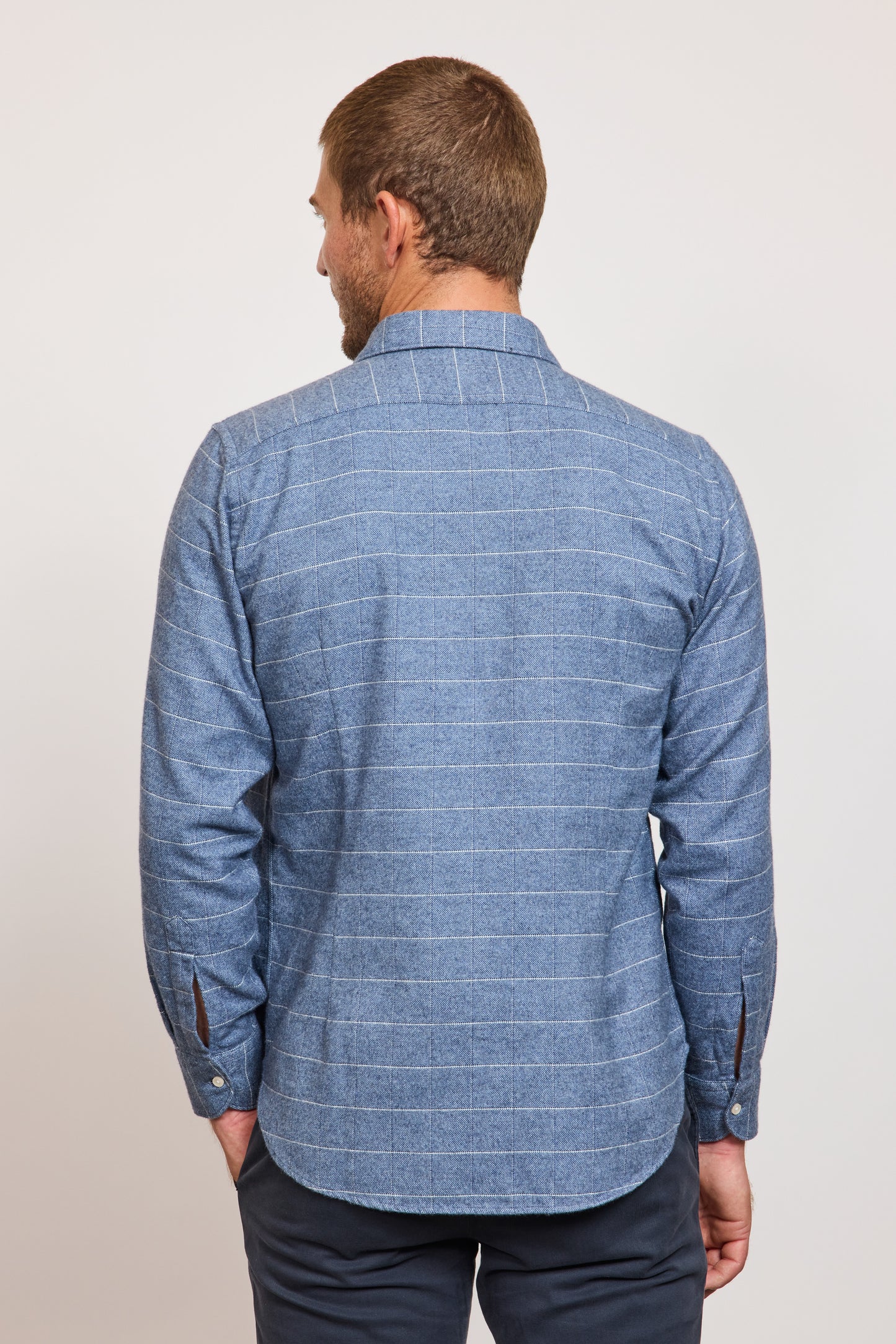 CHEMISE DROITE CARREAUX JEAN