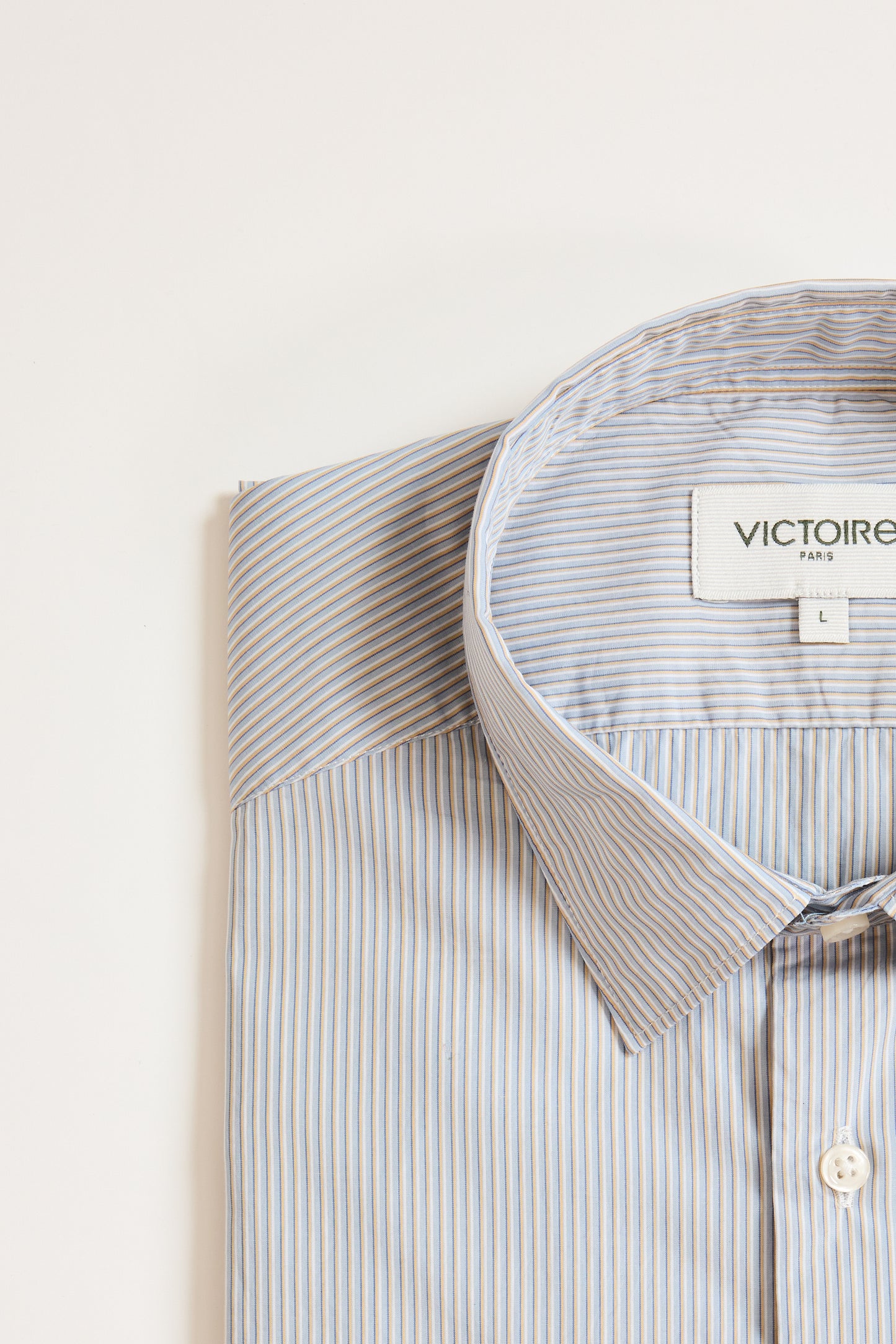 CHEMISE AJUSTÉE SPORT RAYURES BLEUES