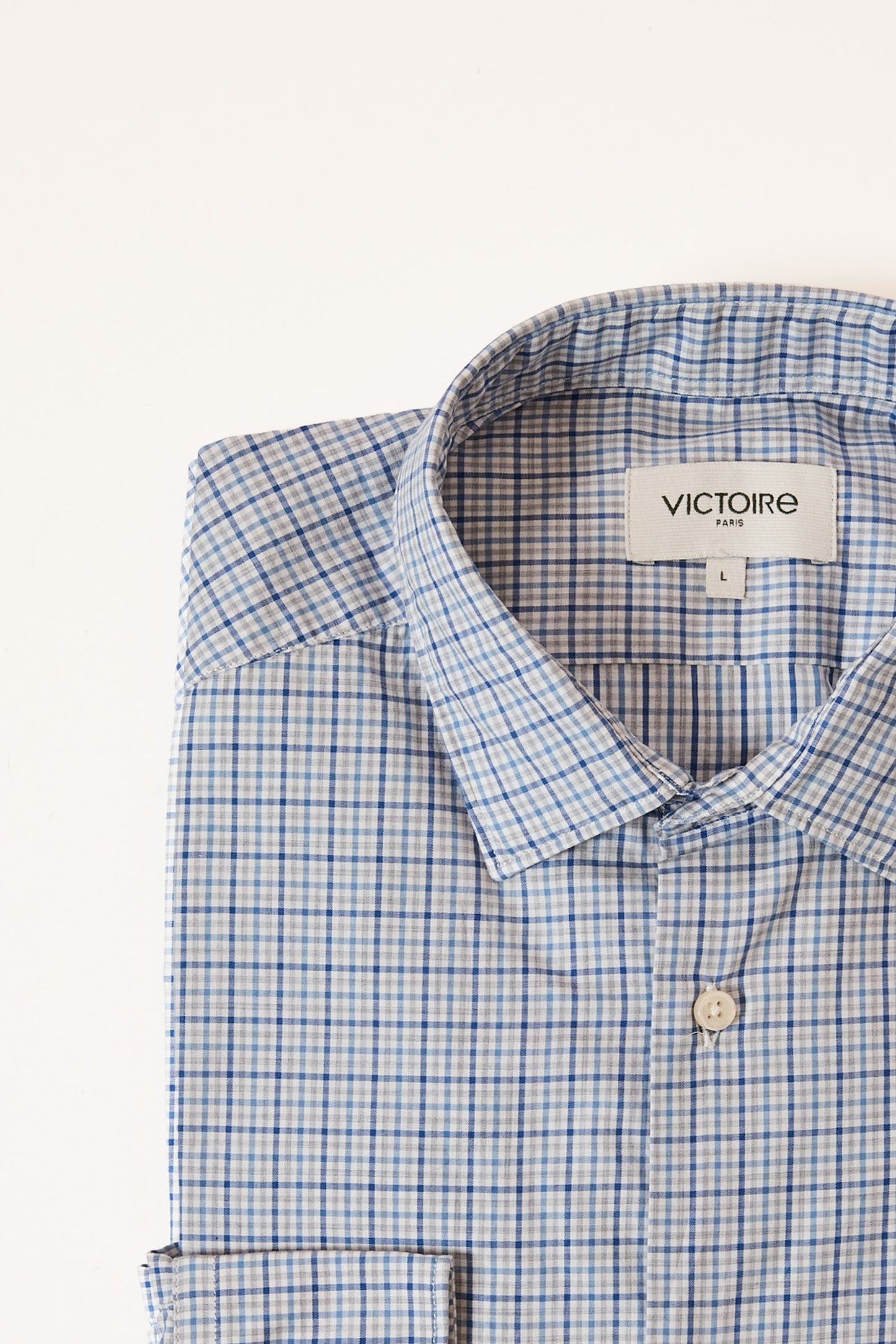 CHEMISE AJUSTÉE SPORT VICHY BLEUS