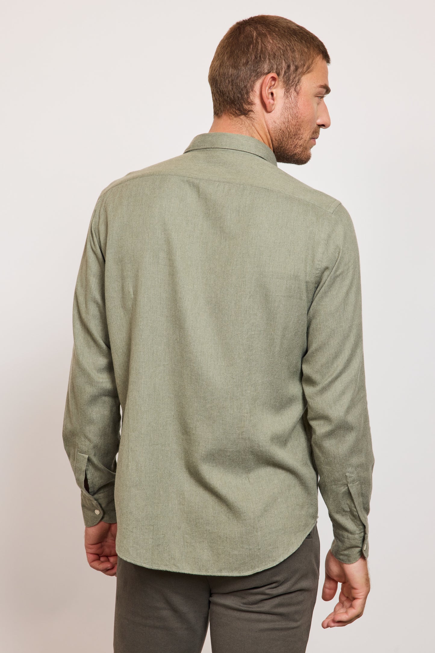 CHEMISE AJUSTÉE LYOCELL AMANDE