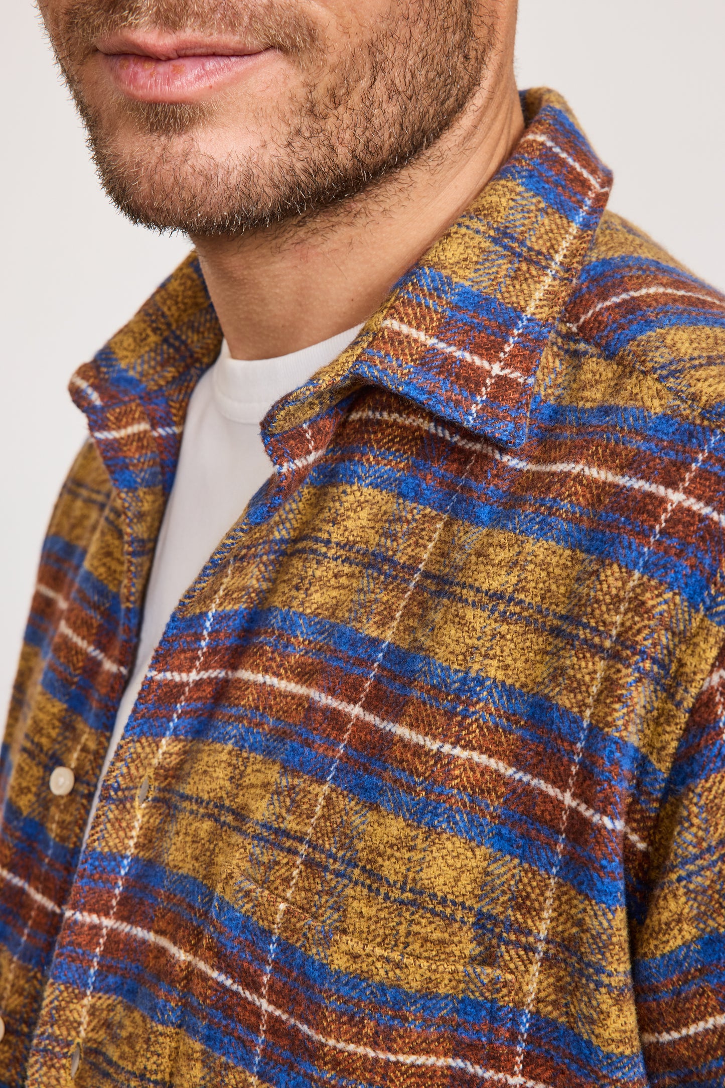 CHEMISE AJUSTÉE NAVAJO SAFRAN