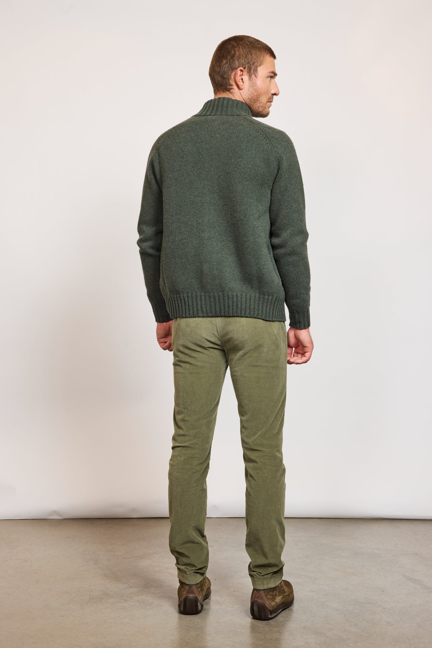 CARDIGAN EN LAINE BOUTEILLE