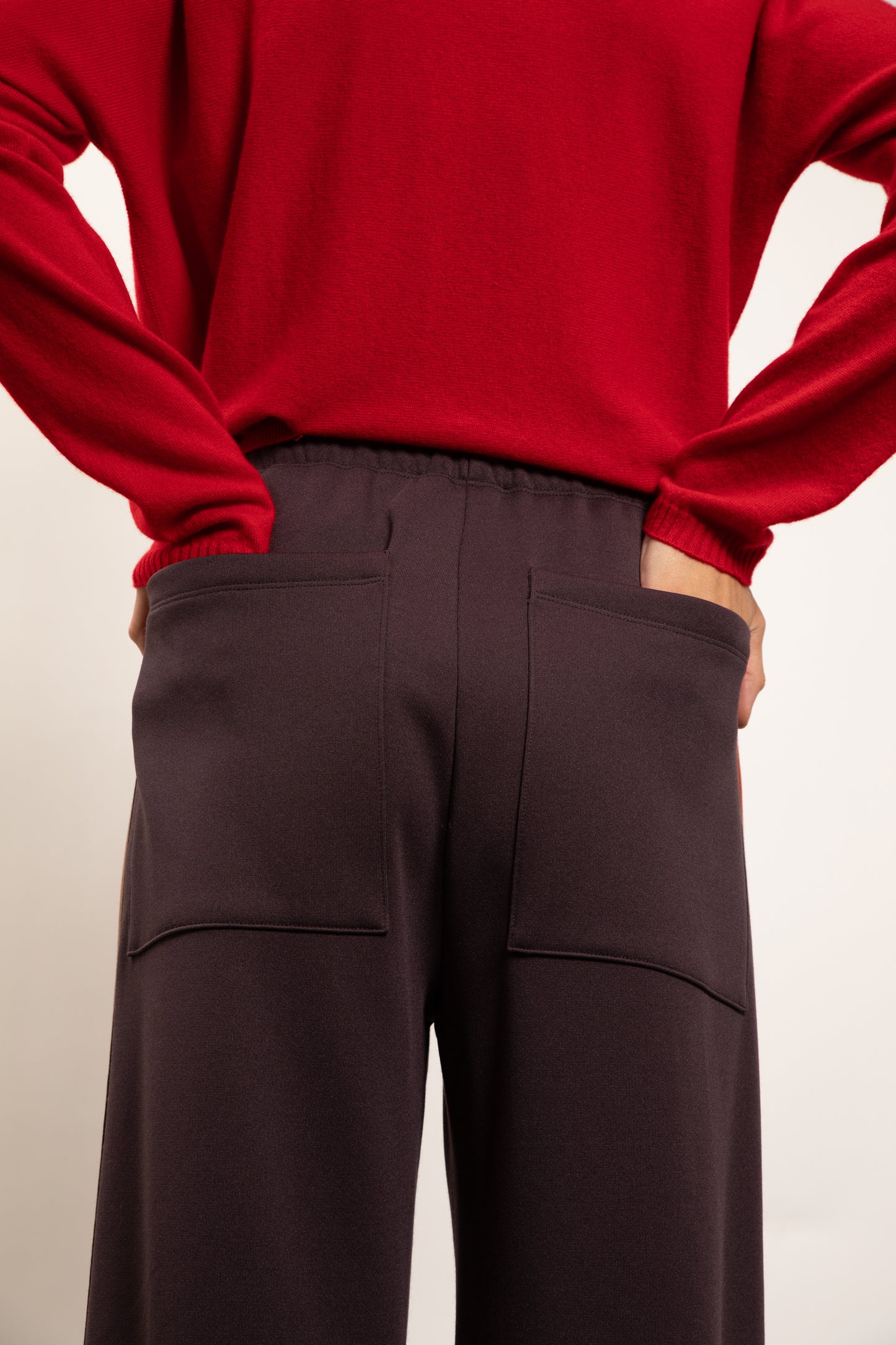 JERSEY PANTS EGGPLANT