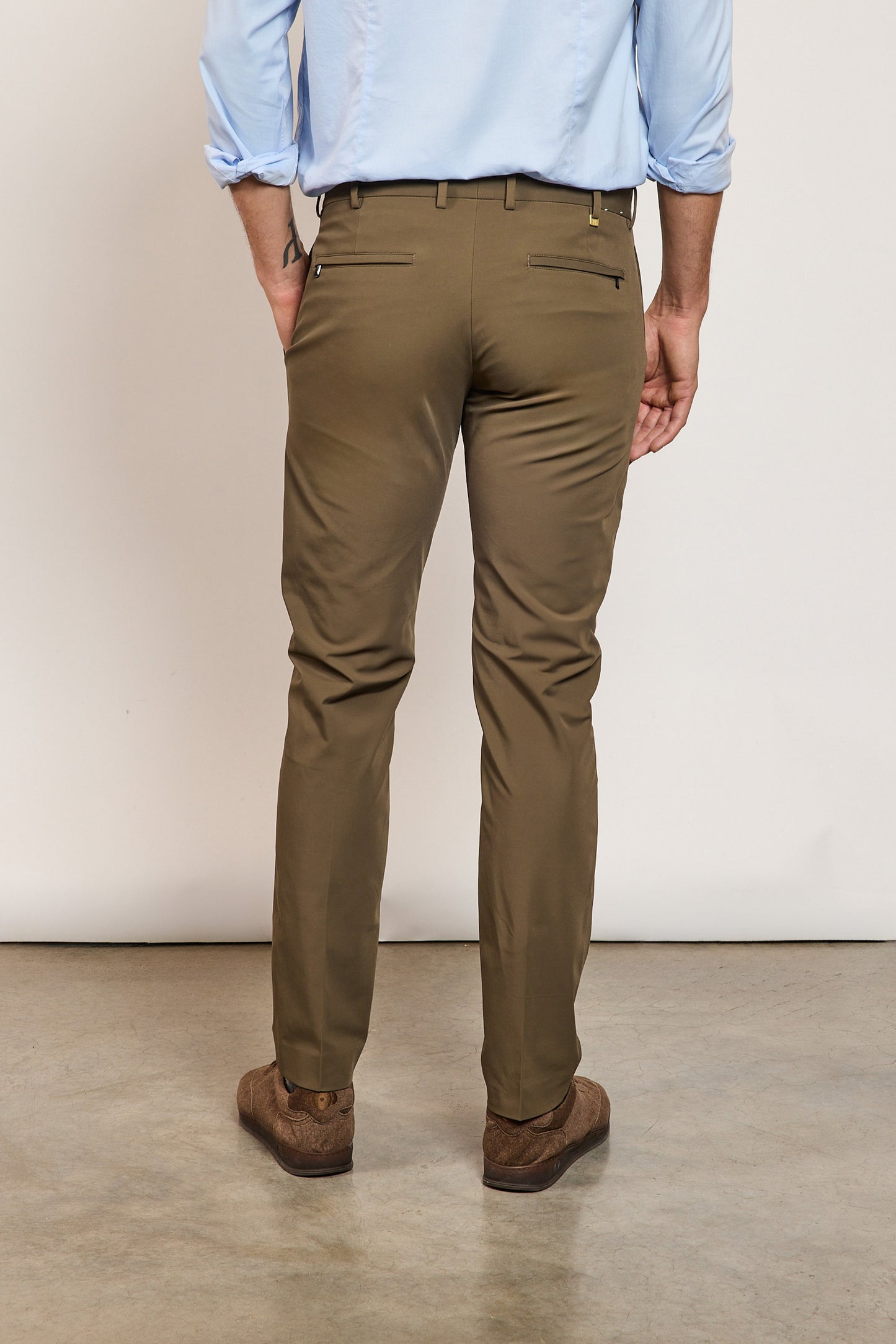 PANTALON SLIM TECHNIQUE BRONZE