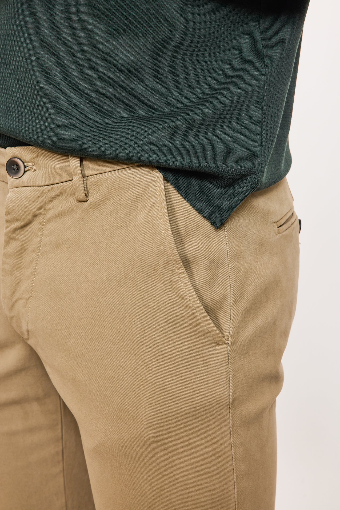 PANTALON GABARDINE MODAL BEIGE