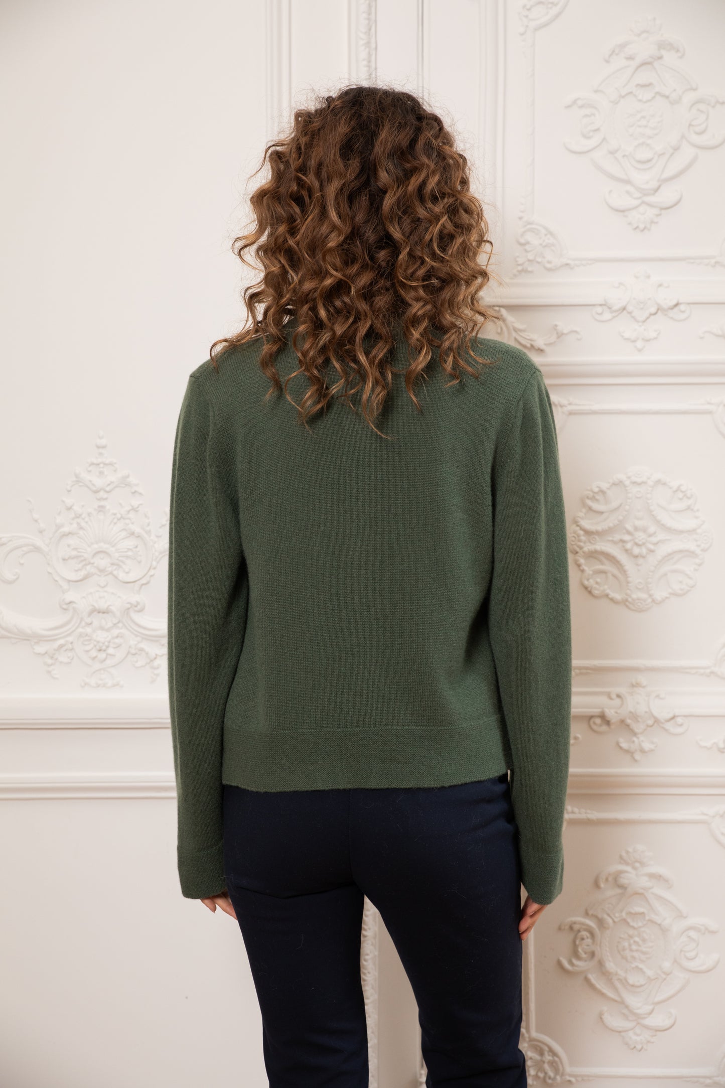 CARDIGAN EN CACHEMIRE KAKI