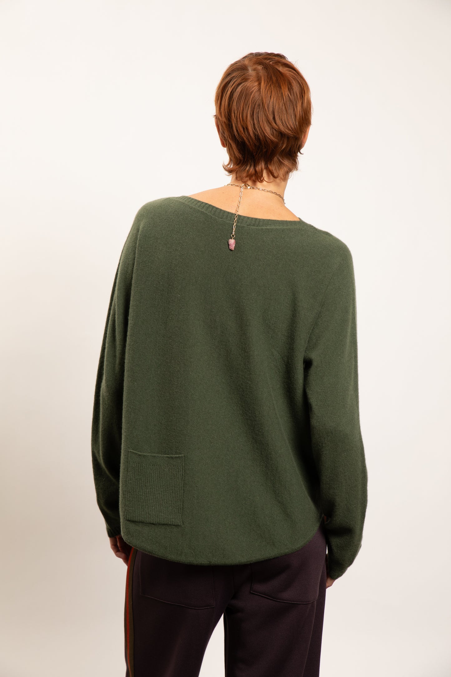 PULL EN CACHEMIRE KAKI