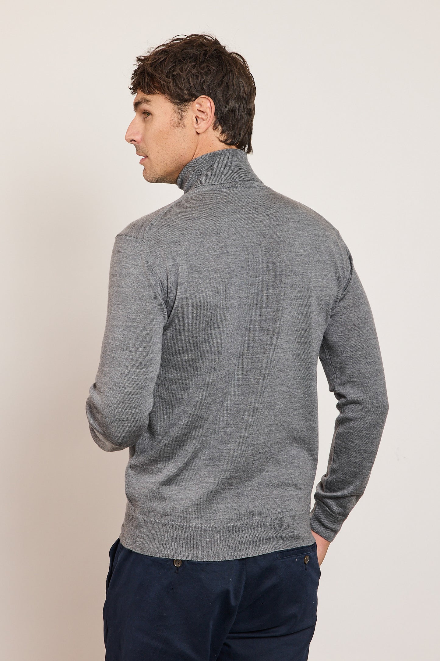 PULL COL ROULÉ MÉRINOS