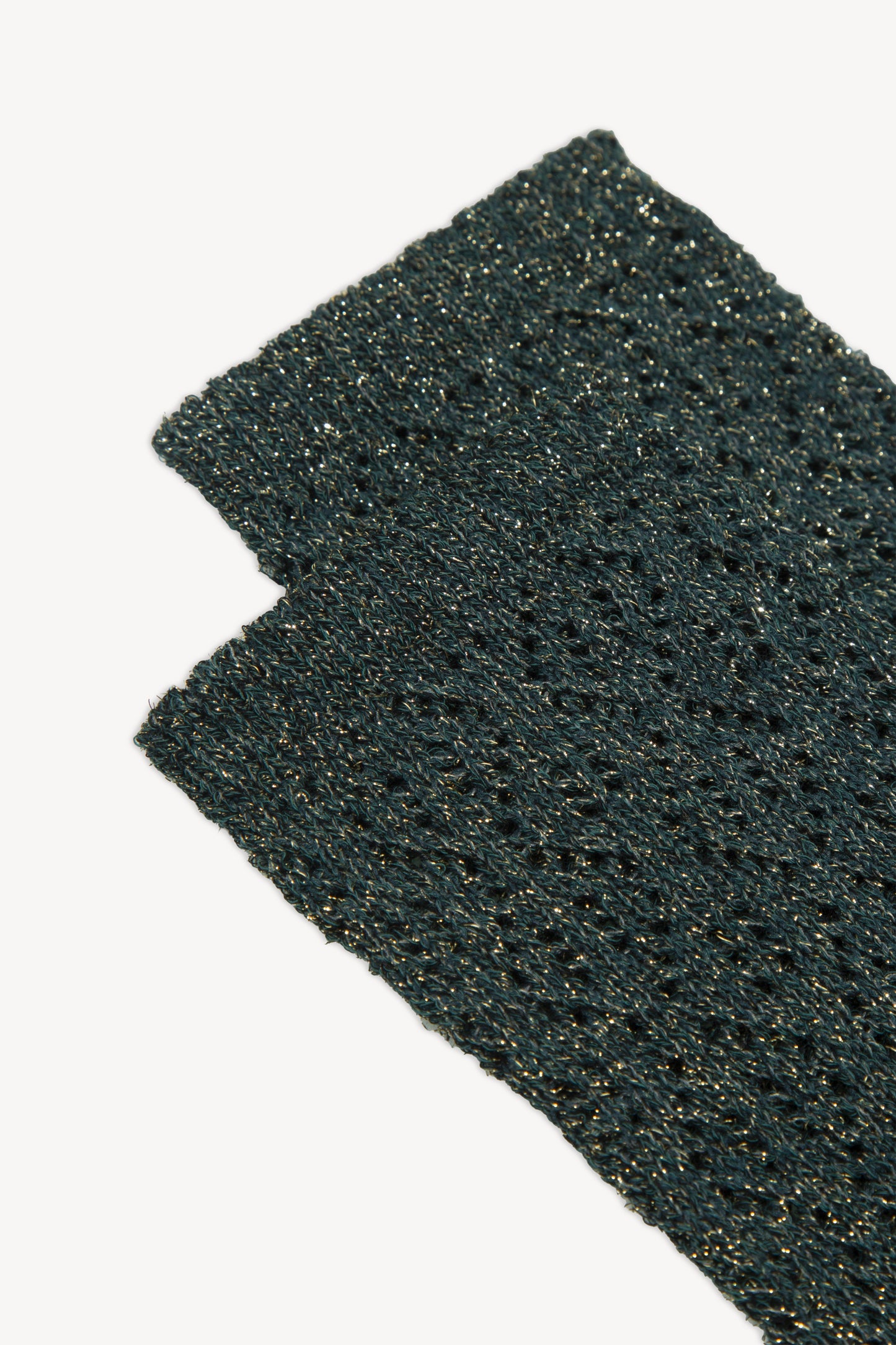 CHAUSSETTES EN LUREX VERTES