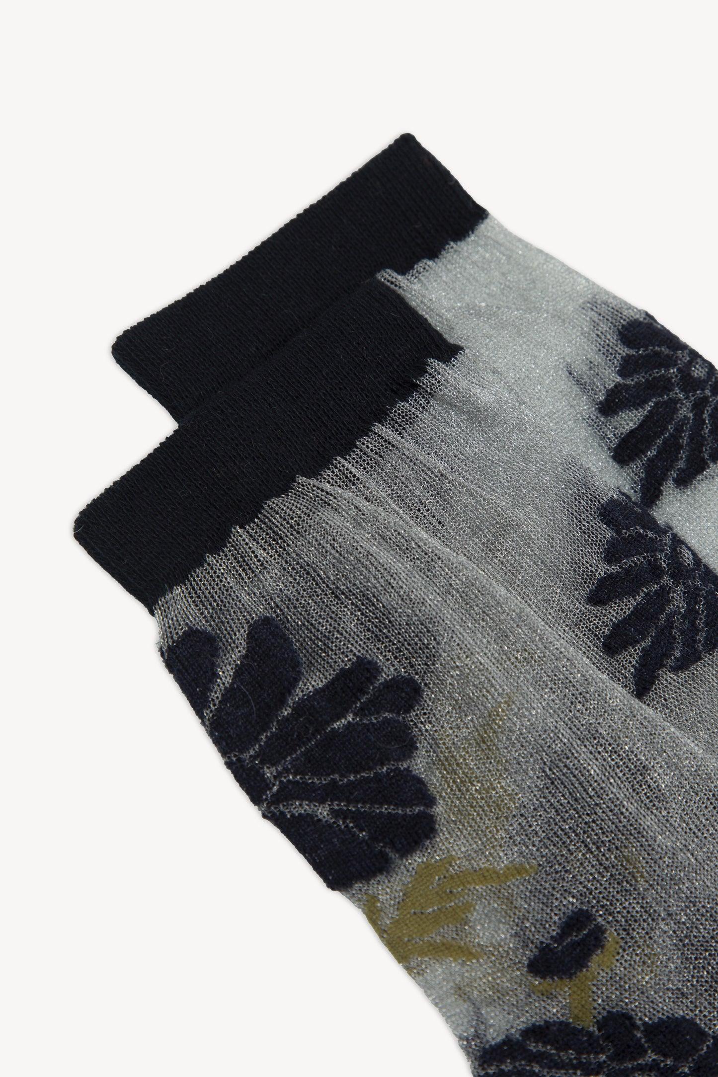 CHAUSSETTES EN RÉSILLE MARINE