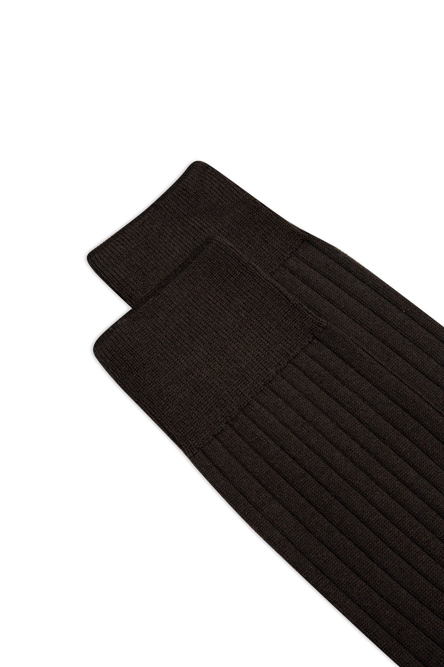 CHAUSSETTES COURTES EN LAINE MARRON