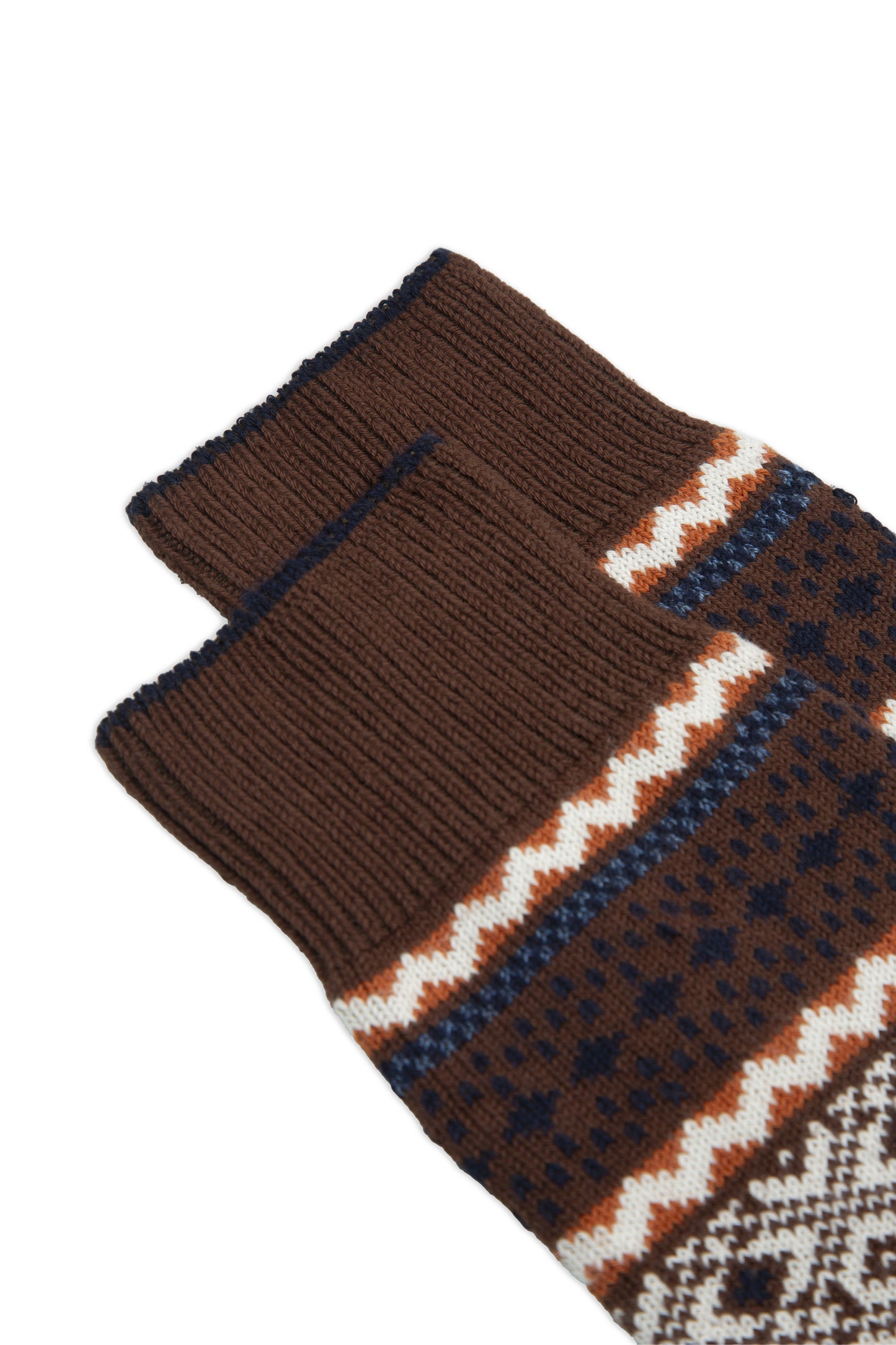 CHAUSSETTES NAVAJO MARRON