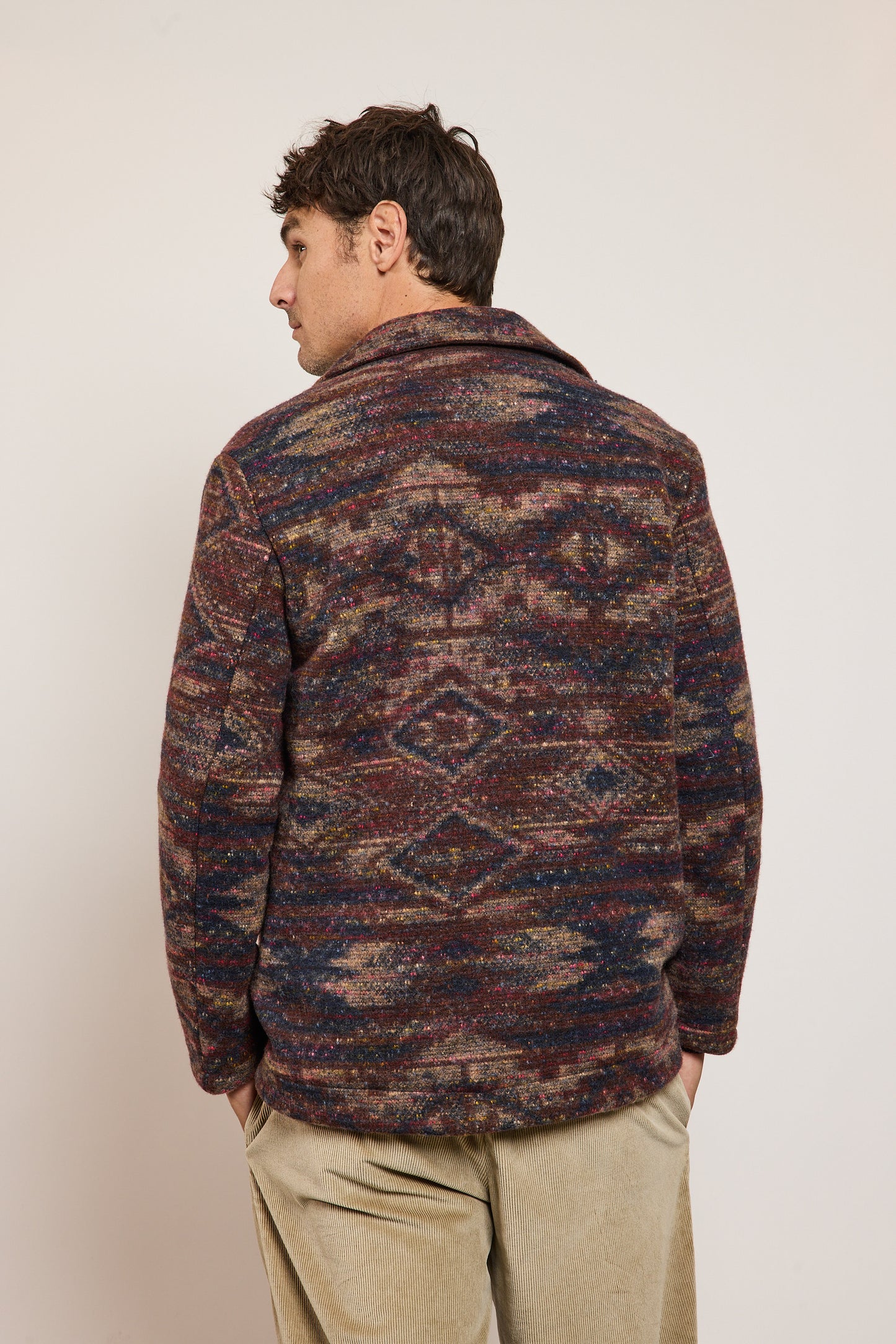 BLOUSON NAVAJO CHOCOLAT