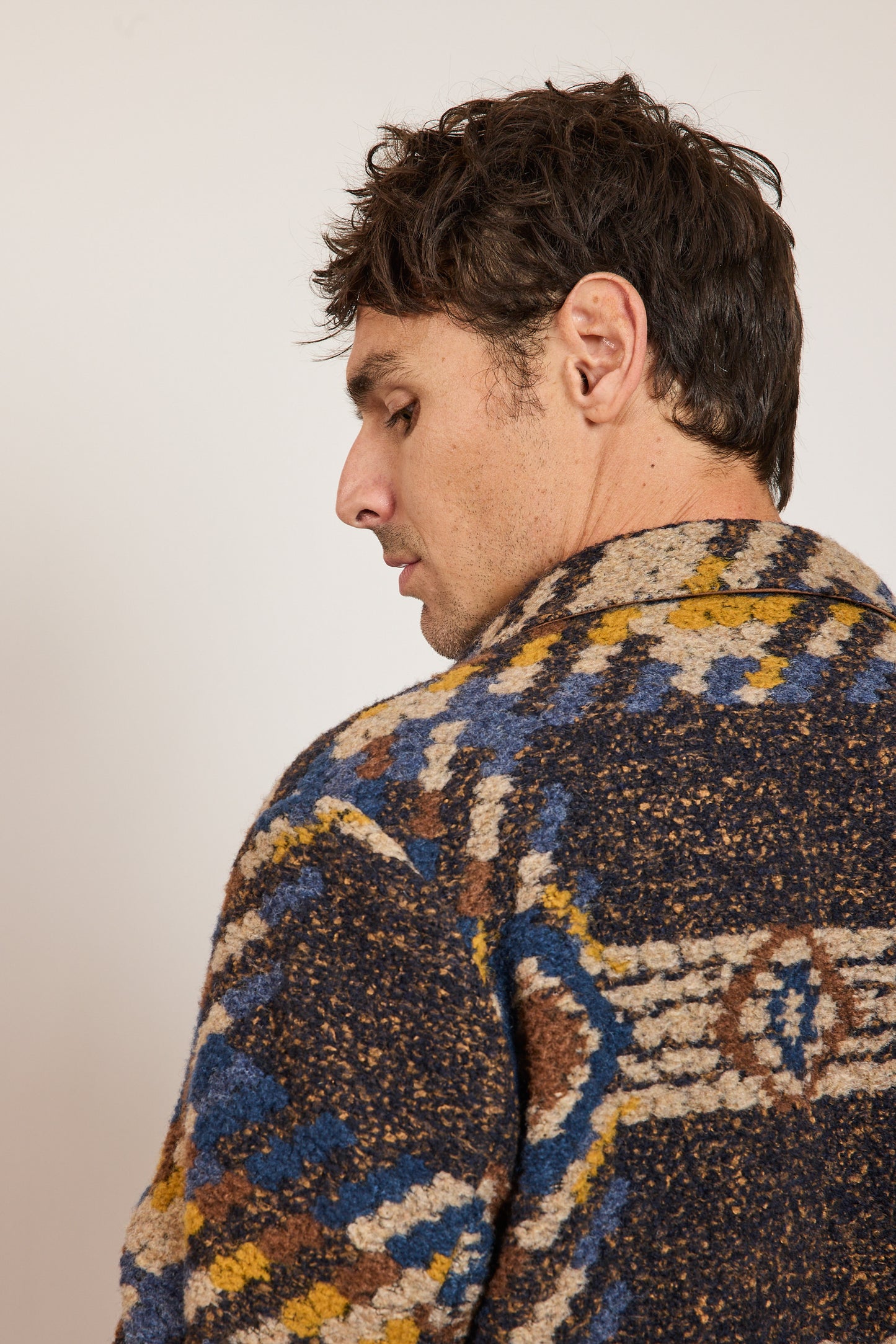 BLOUSON NAVAJO CHOCOLAT