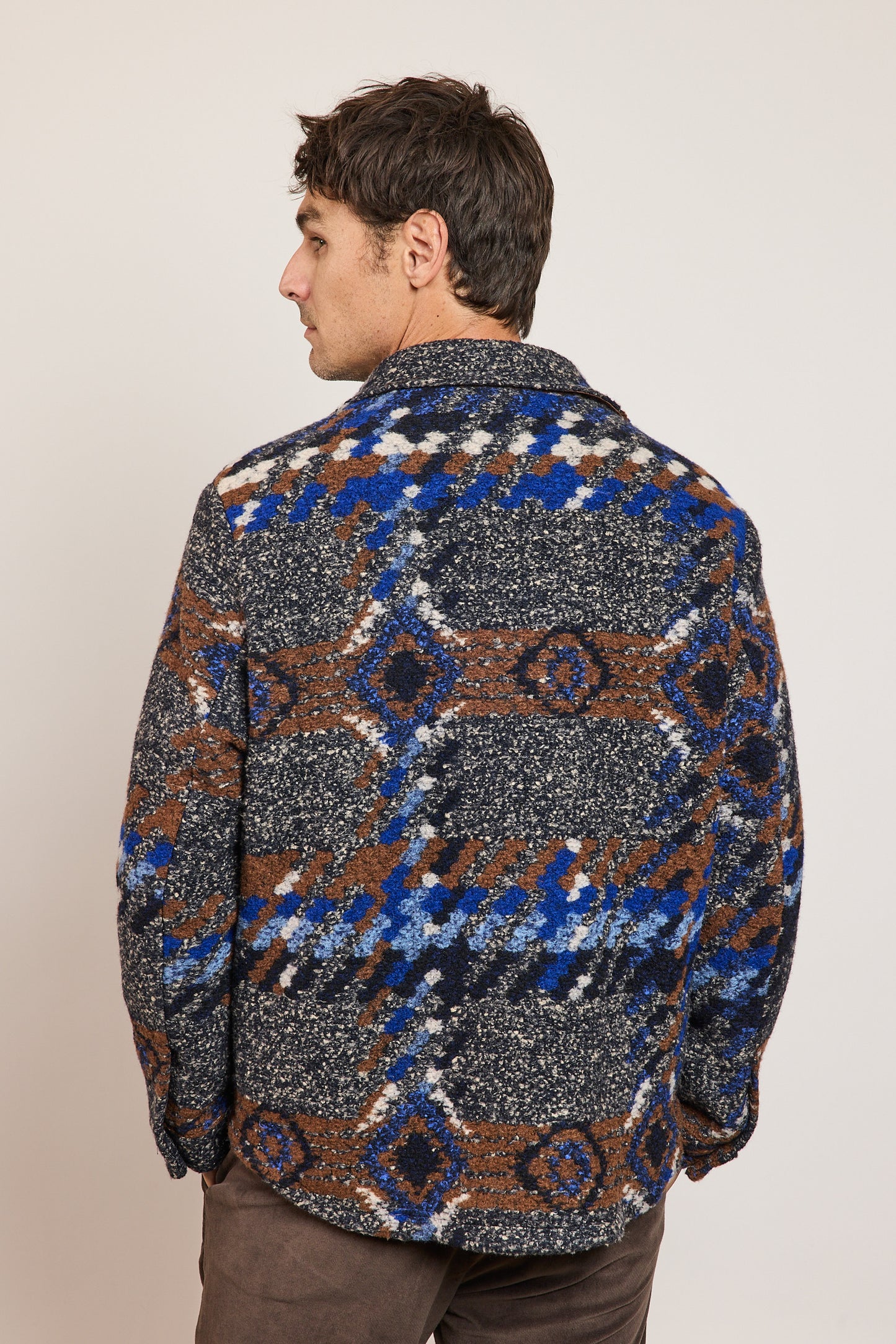 BLOUSON NAVAJO INDIGO