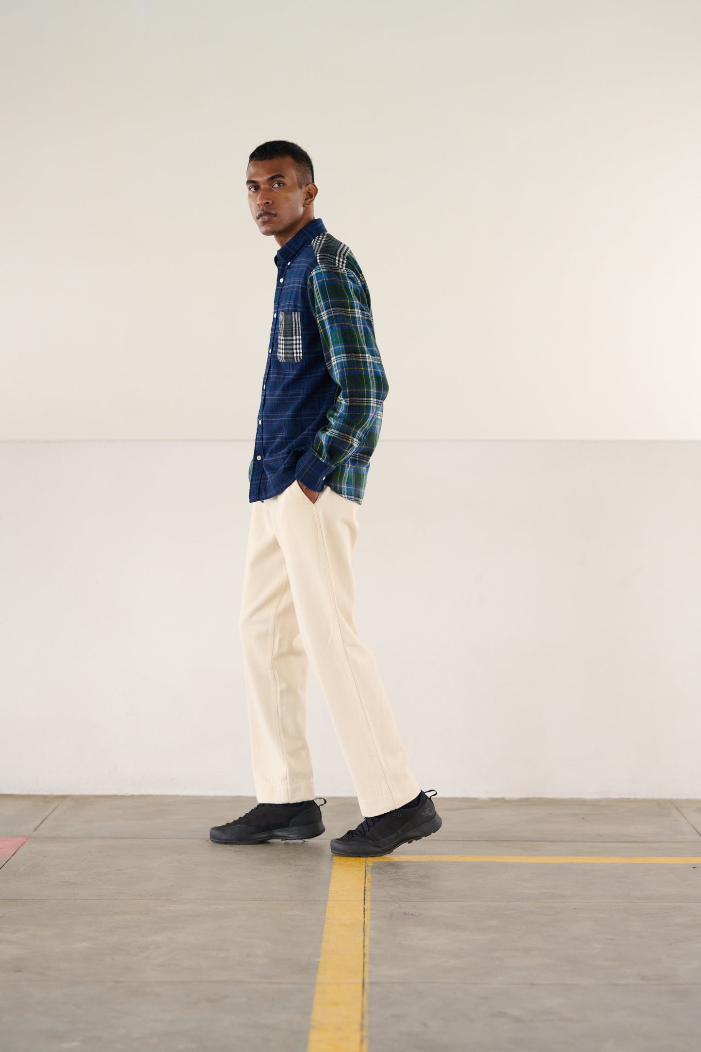 CHEMISE BUTTON DOWN MARINE