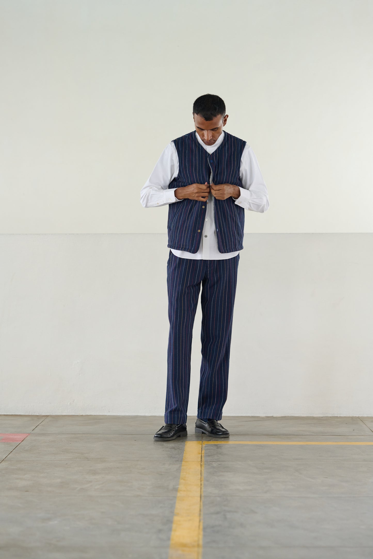 GILET RÉVERSIBLE MULTICOLORE