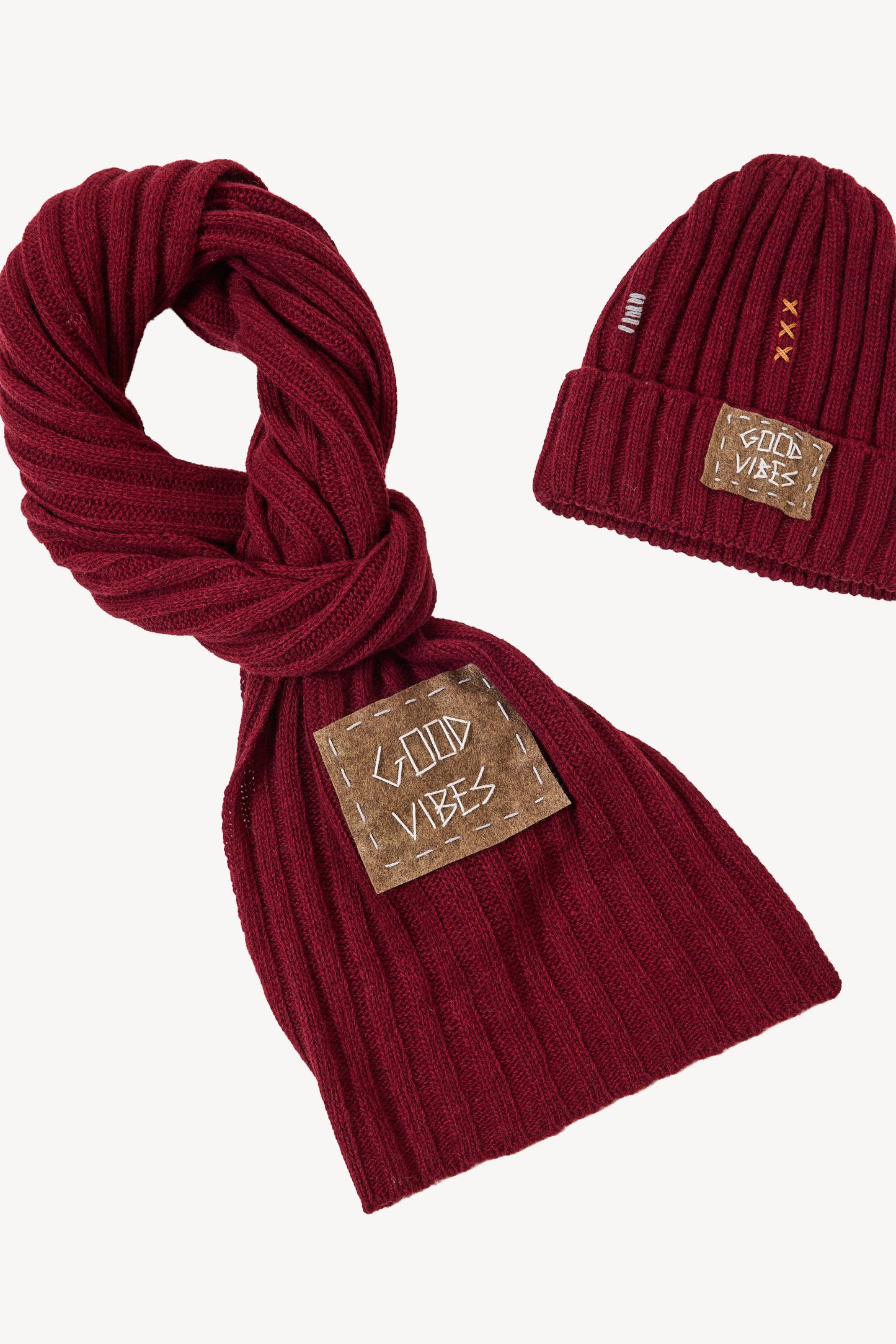 BONNET BRODÉS BORDEAUX