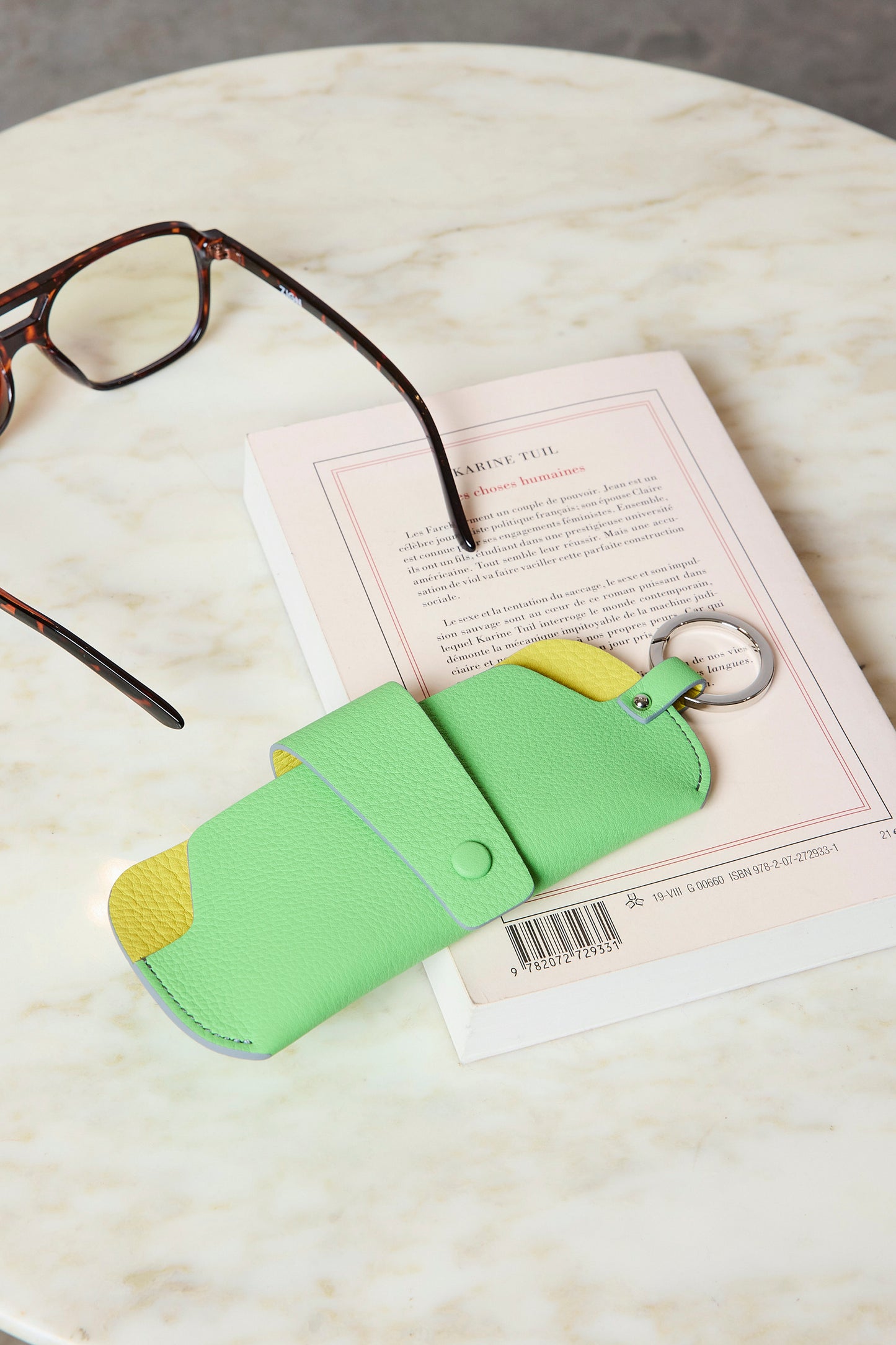 PORTE LUNETTES CITRON-VERT