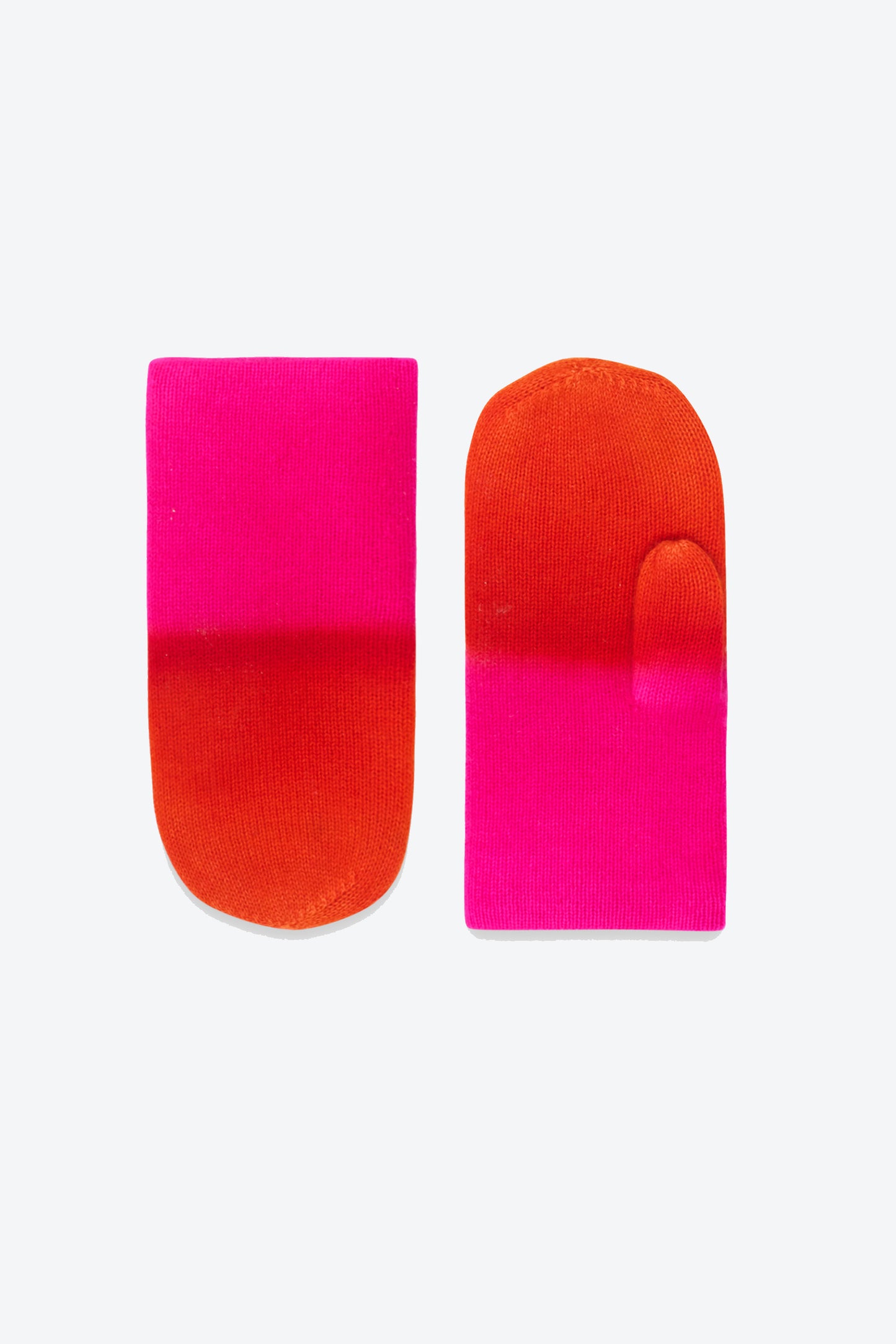 MOUFLES EN CACHEMIRE FUSCHIA