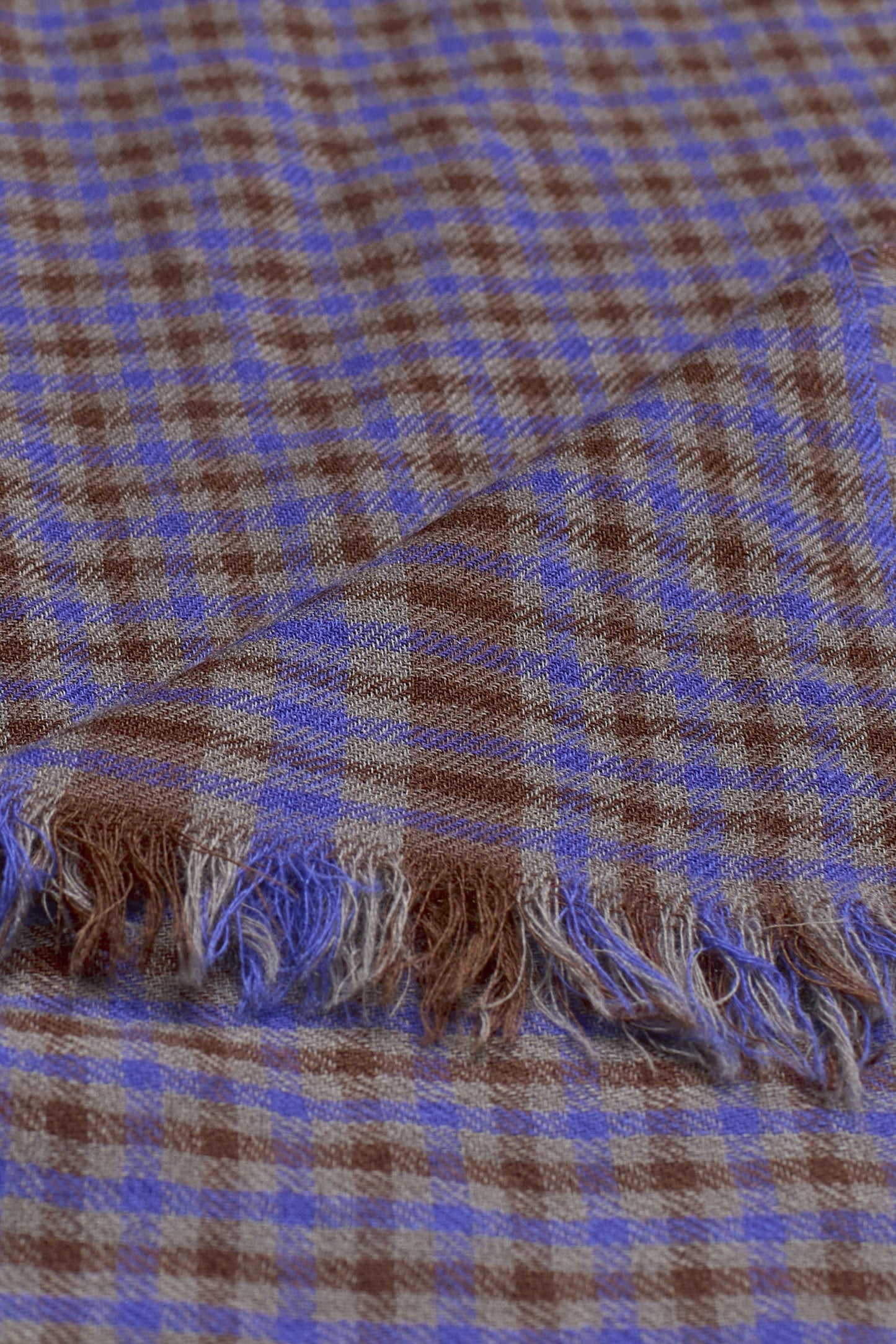 ÉCHARPE LAINE ET CACHEMIRE INDIGO