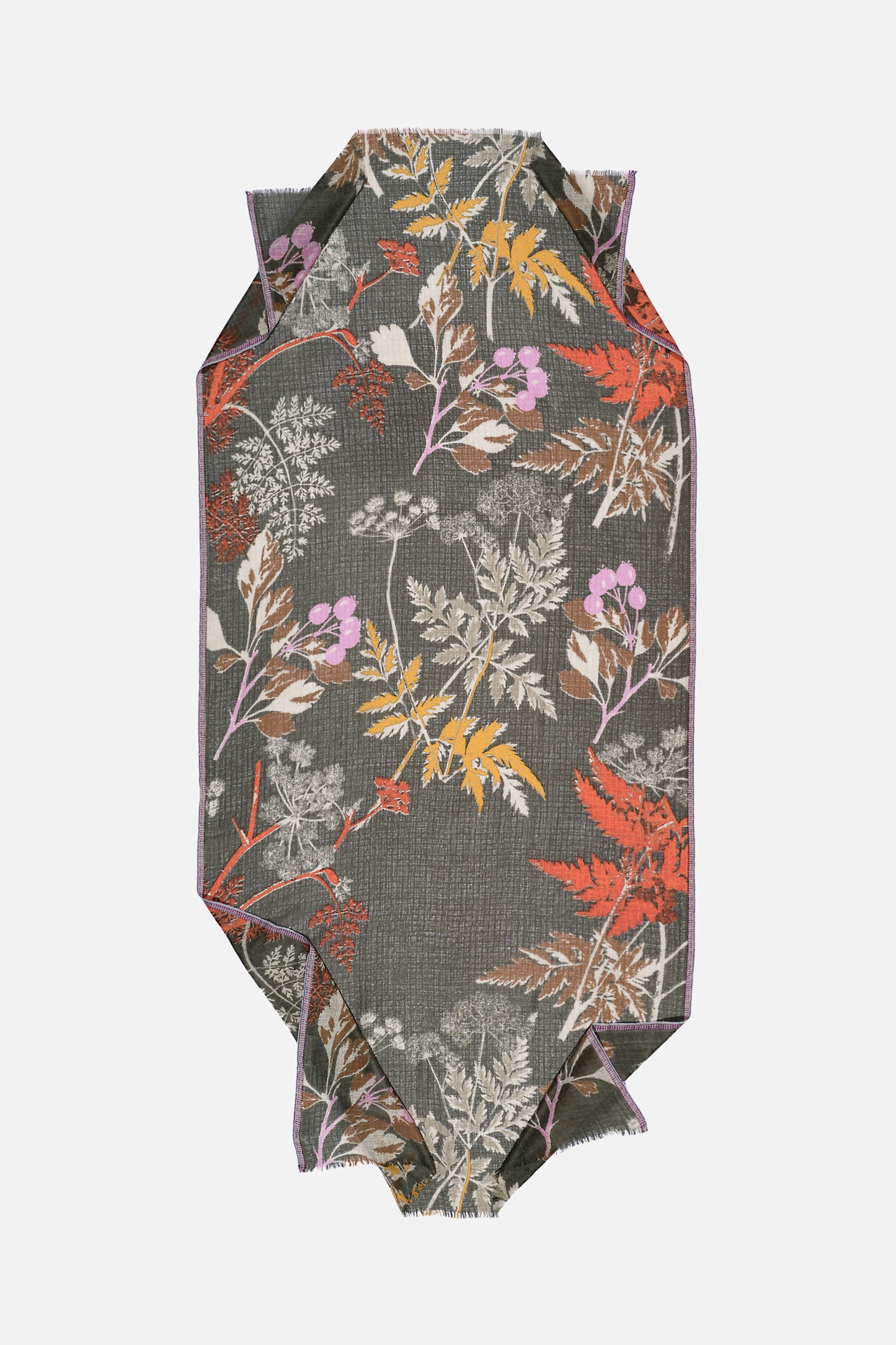 ECHARPE HERBIER KAKI