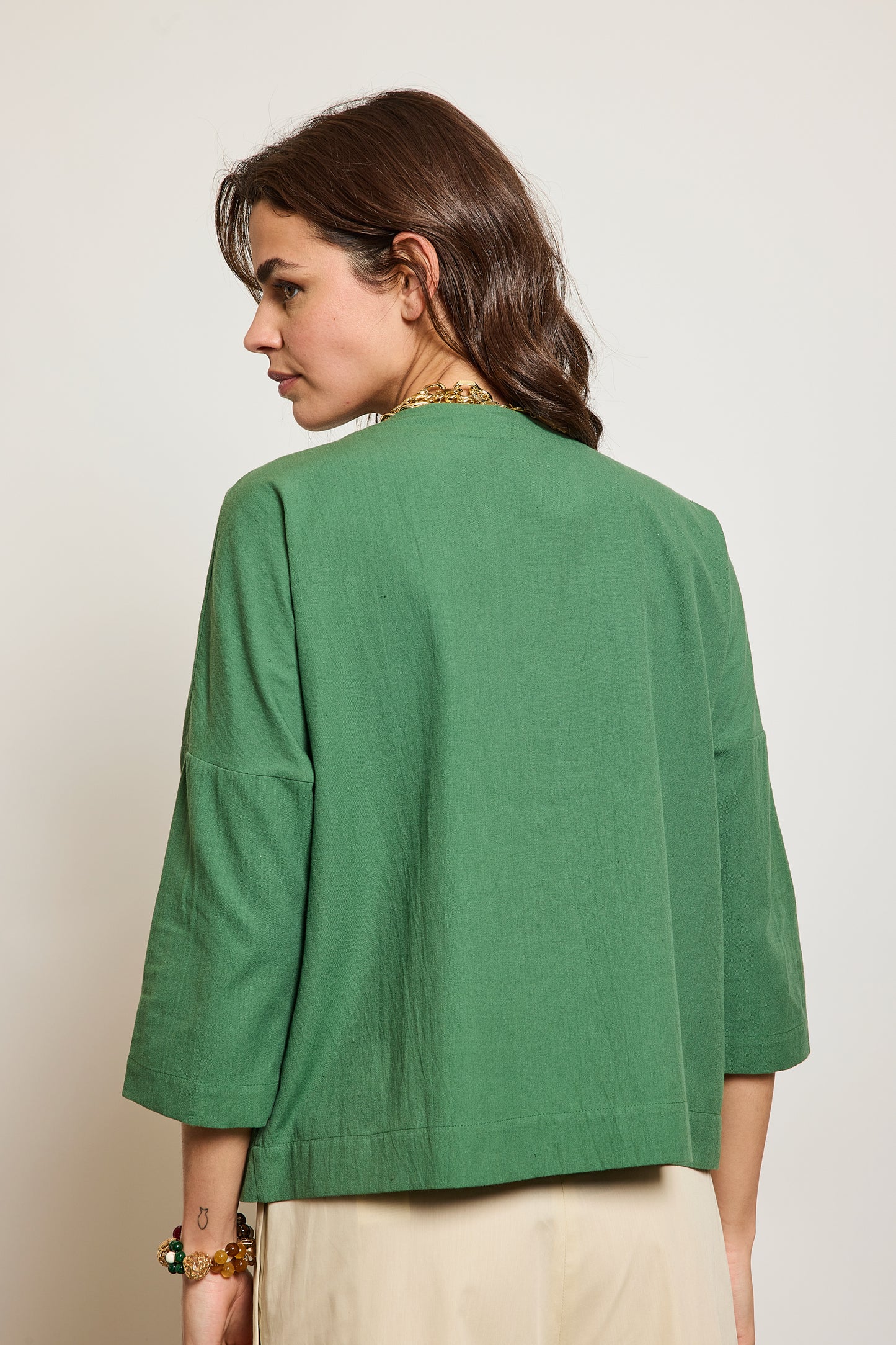 TOP BIJOUX VERT