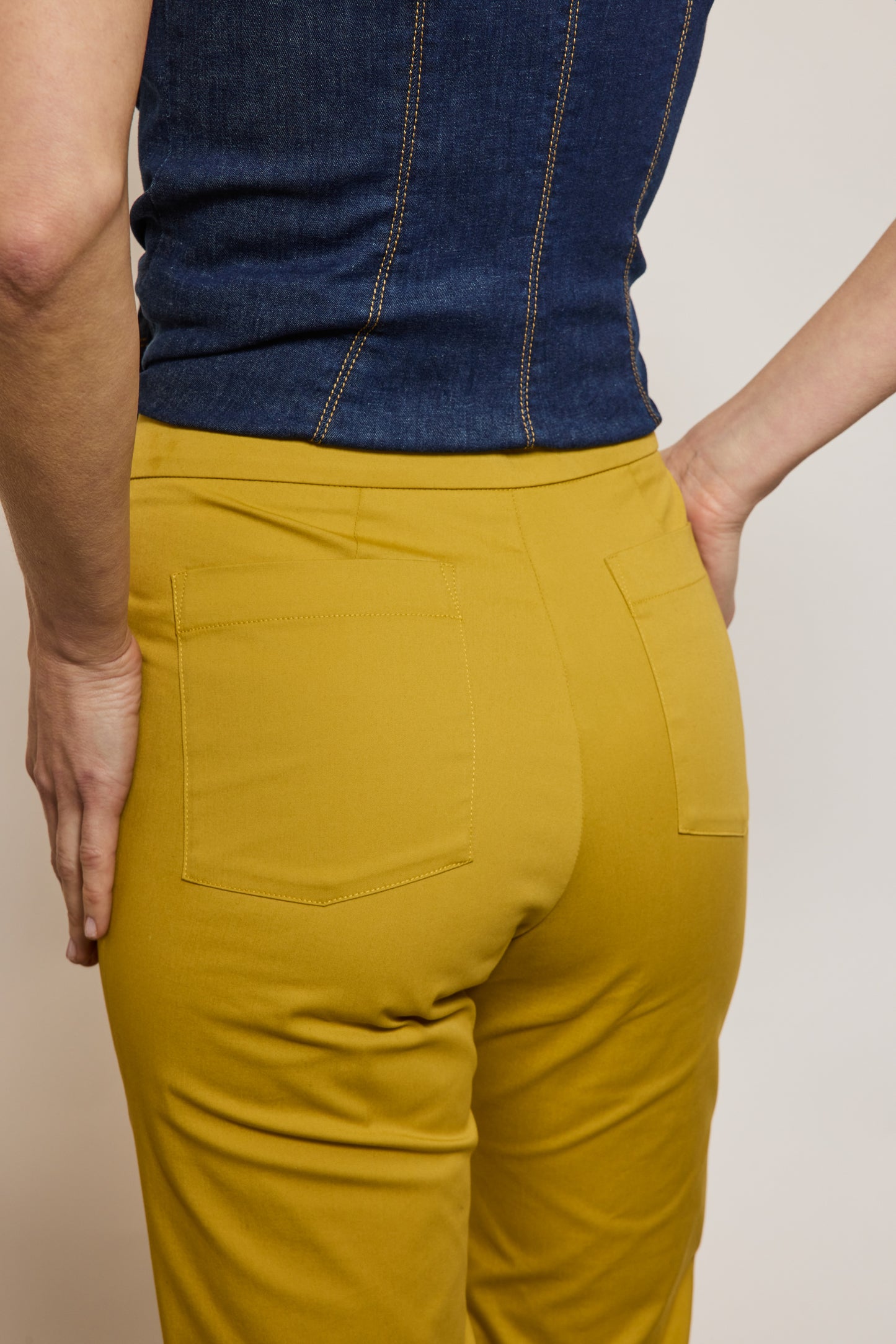 PANTALON À PONT SAFRAN