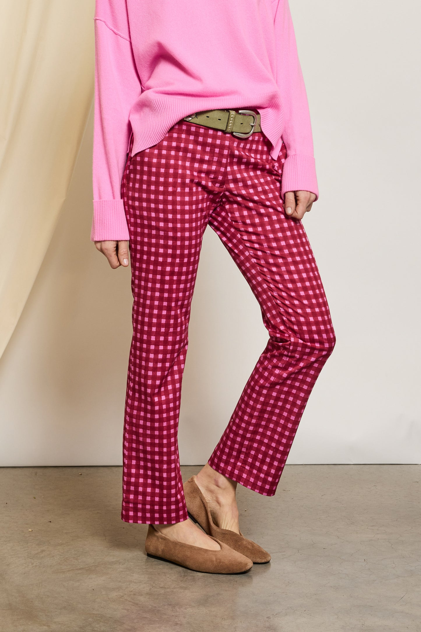 PANTALON PIXELS FUSCHIA