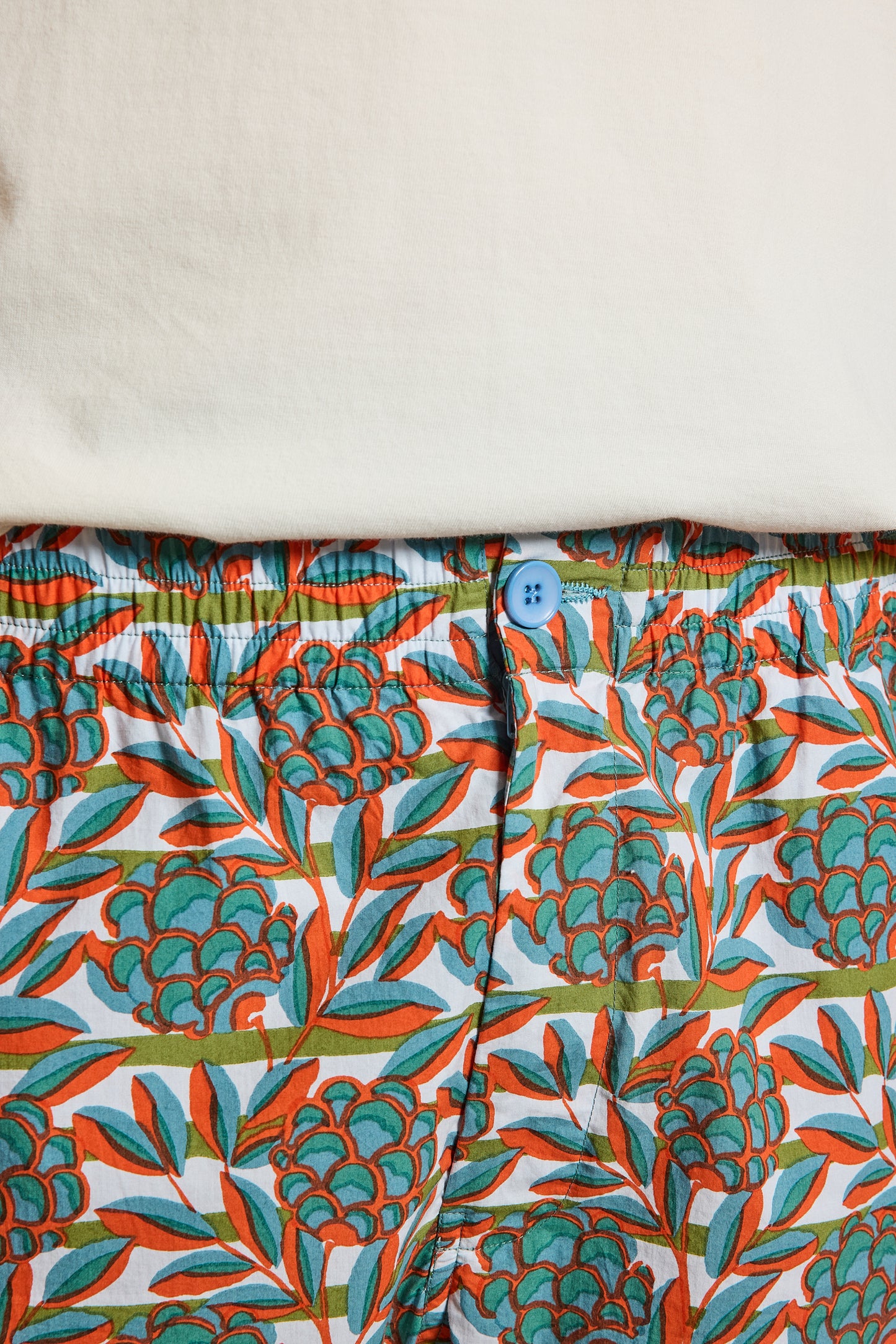 PANTALON IMPRIMÉ VERT