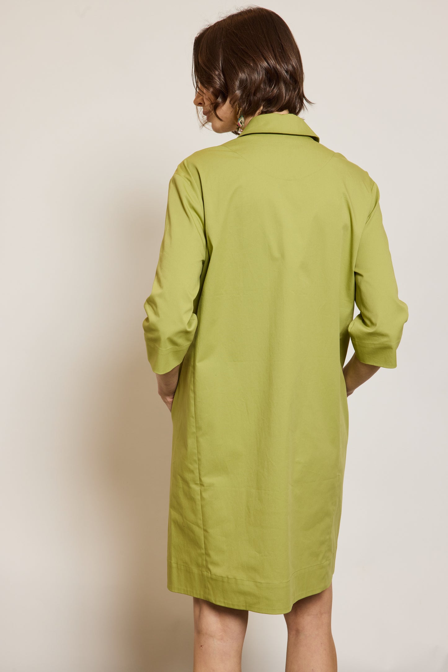 ROBE ZIPPÉE PISTACHE