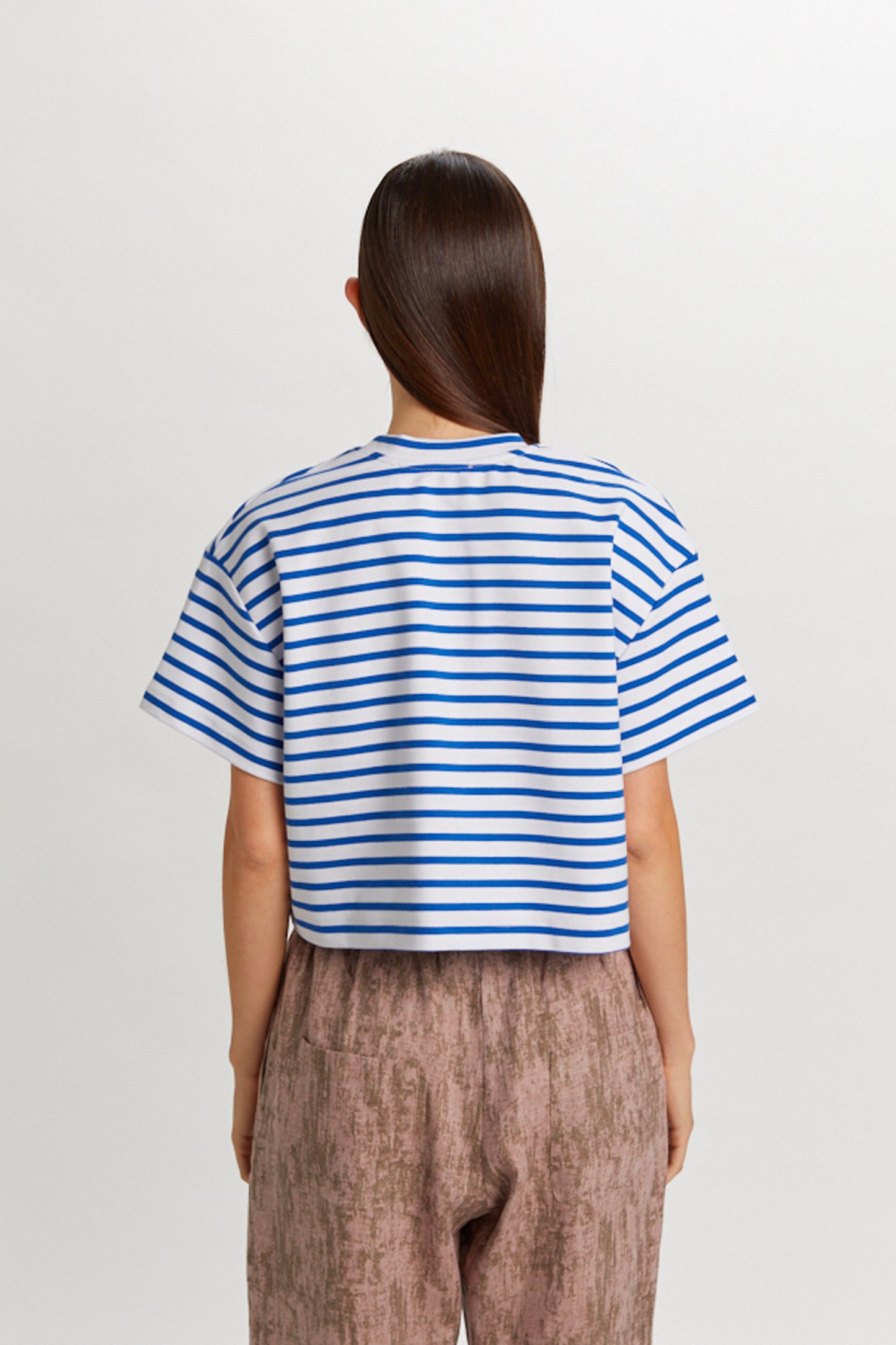 STRIPED SWEATER WHITE