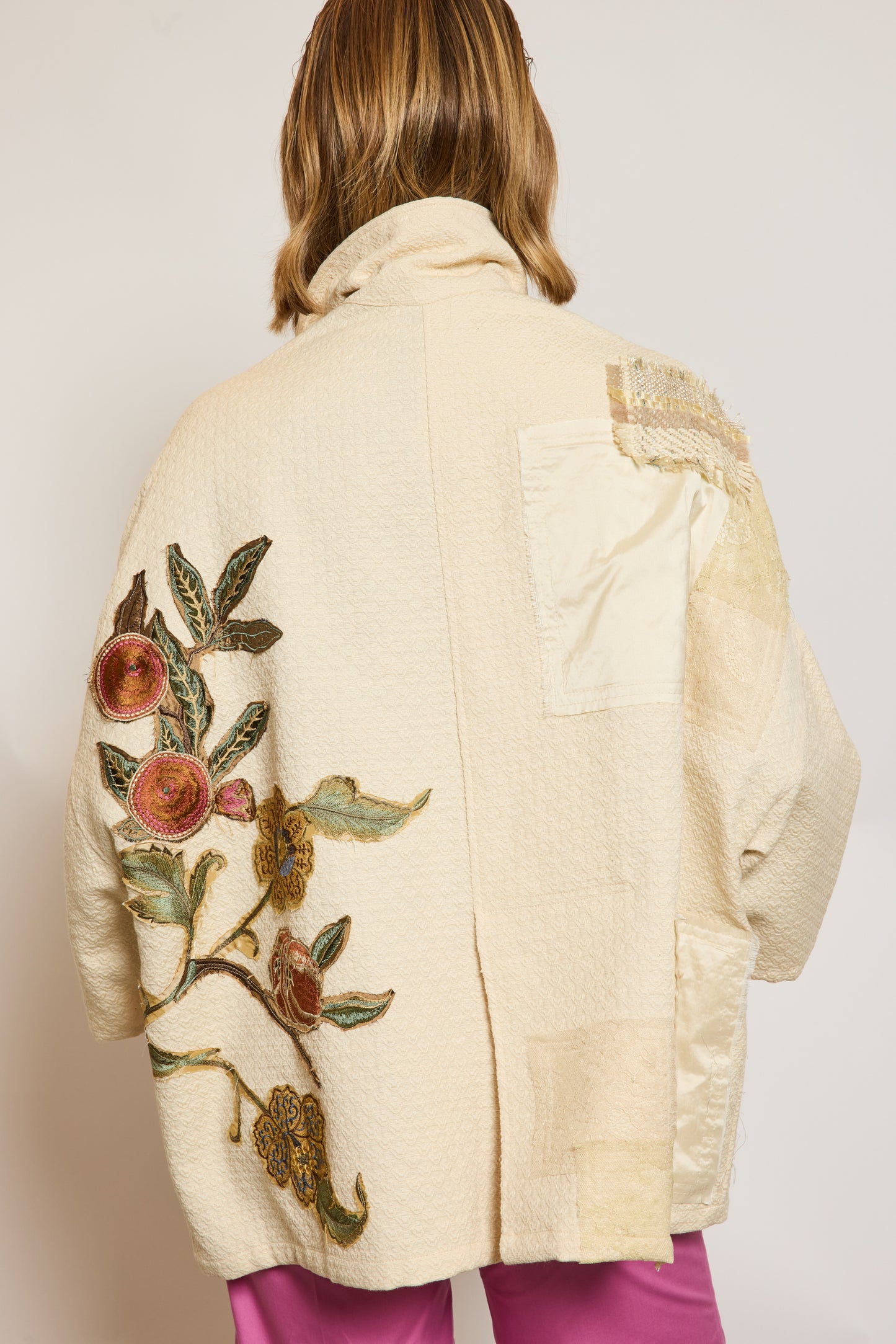 VESTE BRODÉE ÉCRUE