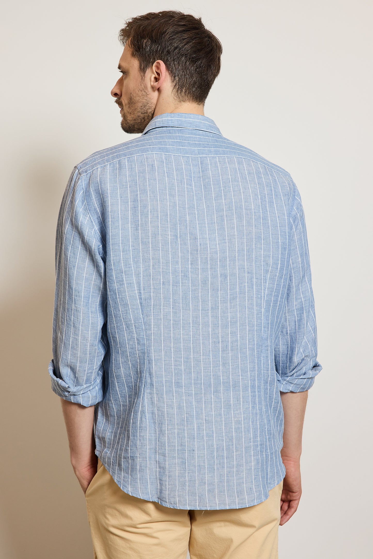 CHEMISE AJUSTÉE EN LIN COTON JEAN