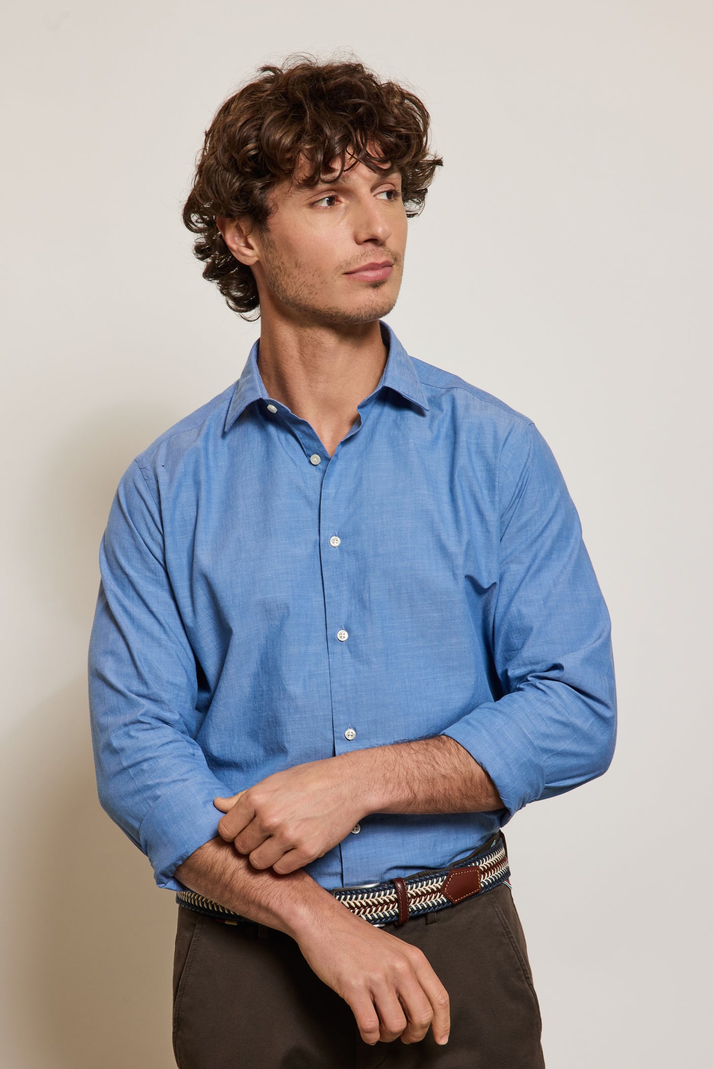 CHEMISE AJUSTÉE CHAMBRAY