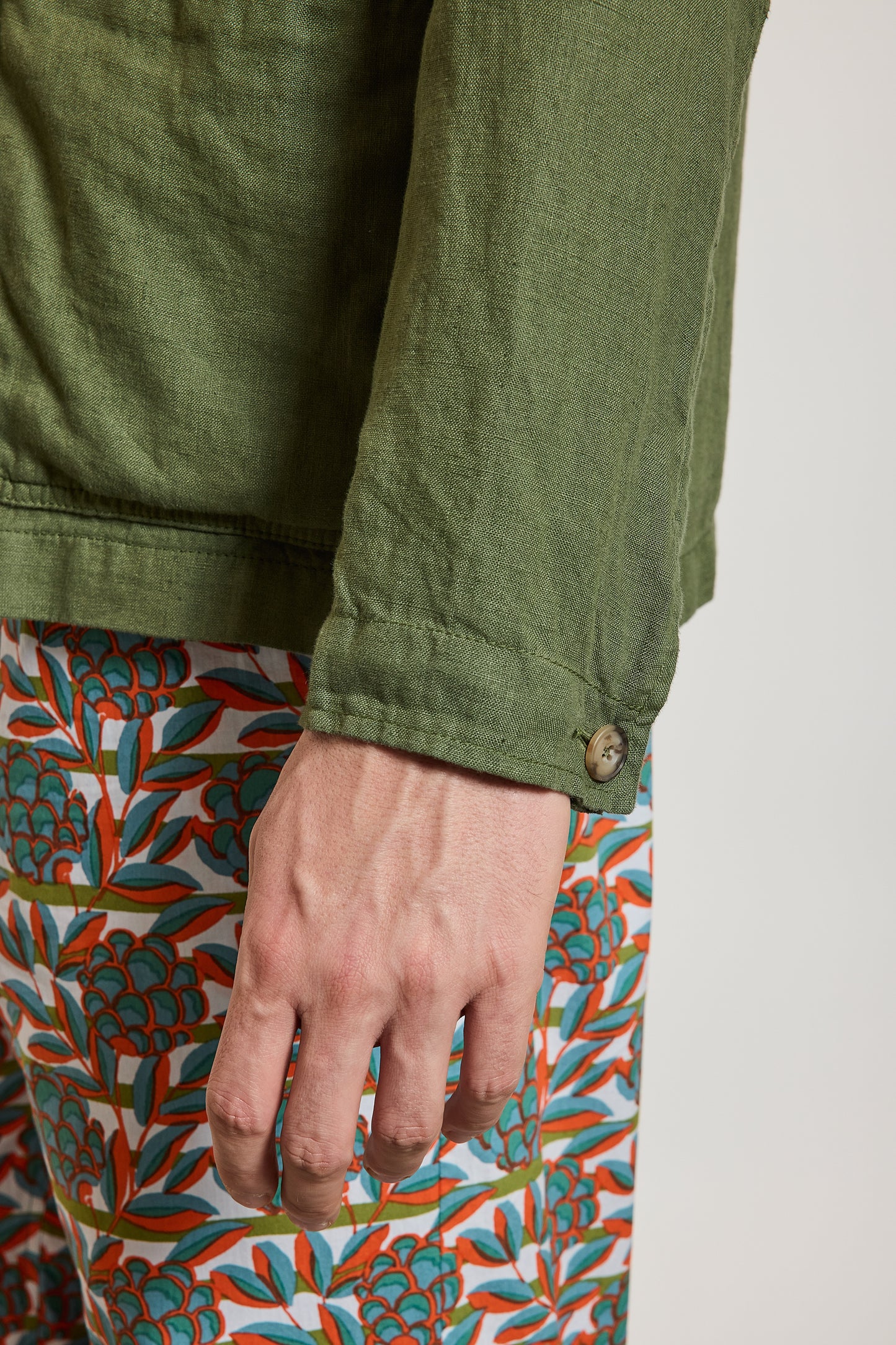 WORKJACKET LIN OLIVE