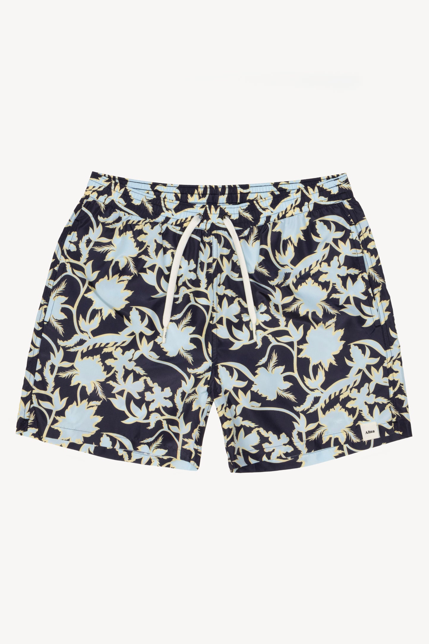MAILLOT DE BAIN FEUILLAGES MARINE